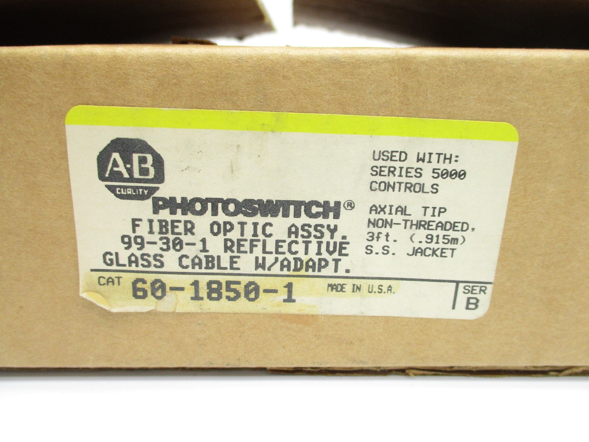 INDUSTRIAL SPARE PART 60-1850-1 99-30-1 SER. B (BR/YL) NSMP