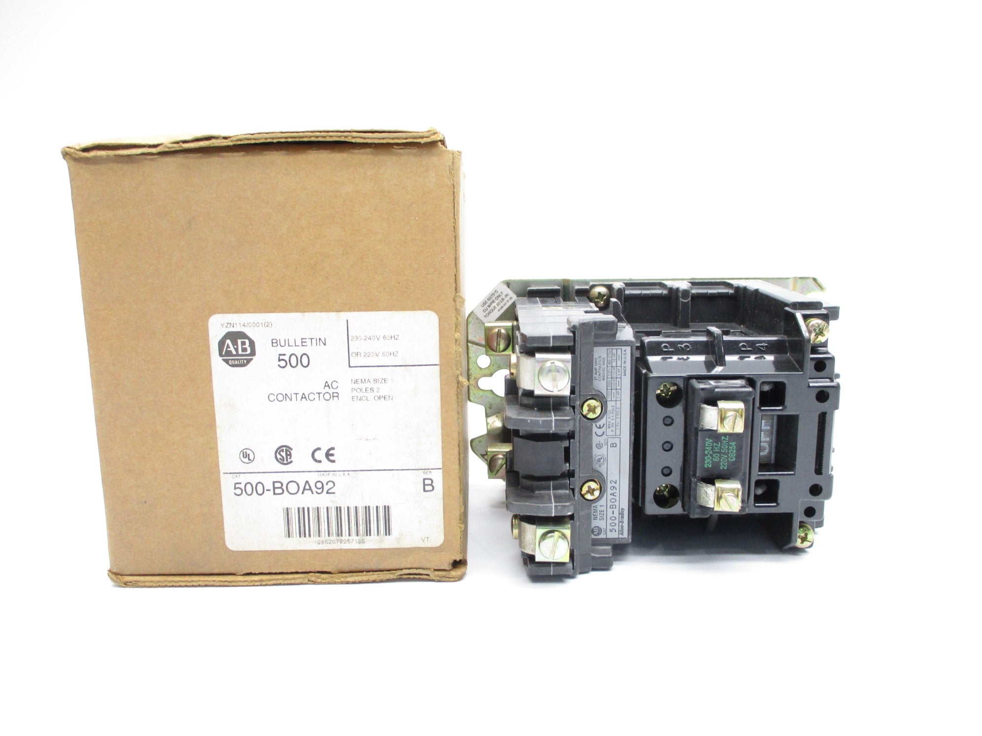 INDUSTRIAL SPARE PART 500-BOA92 SER. B 220/240V (BR/WH) NSMP