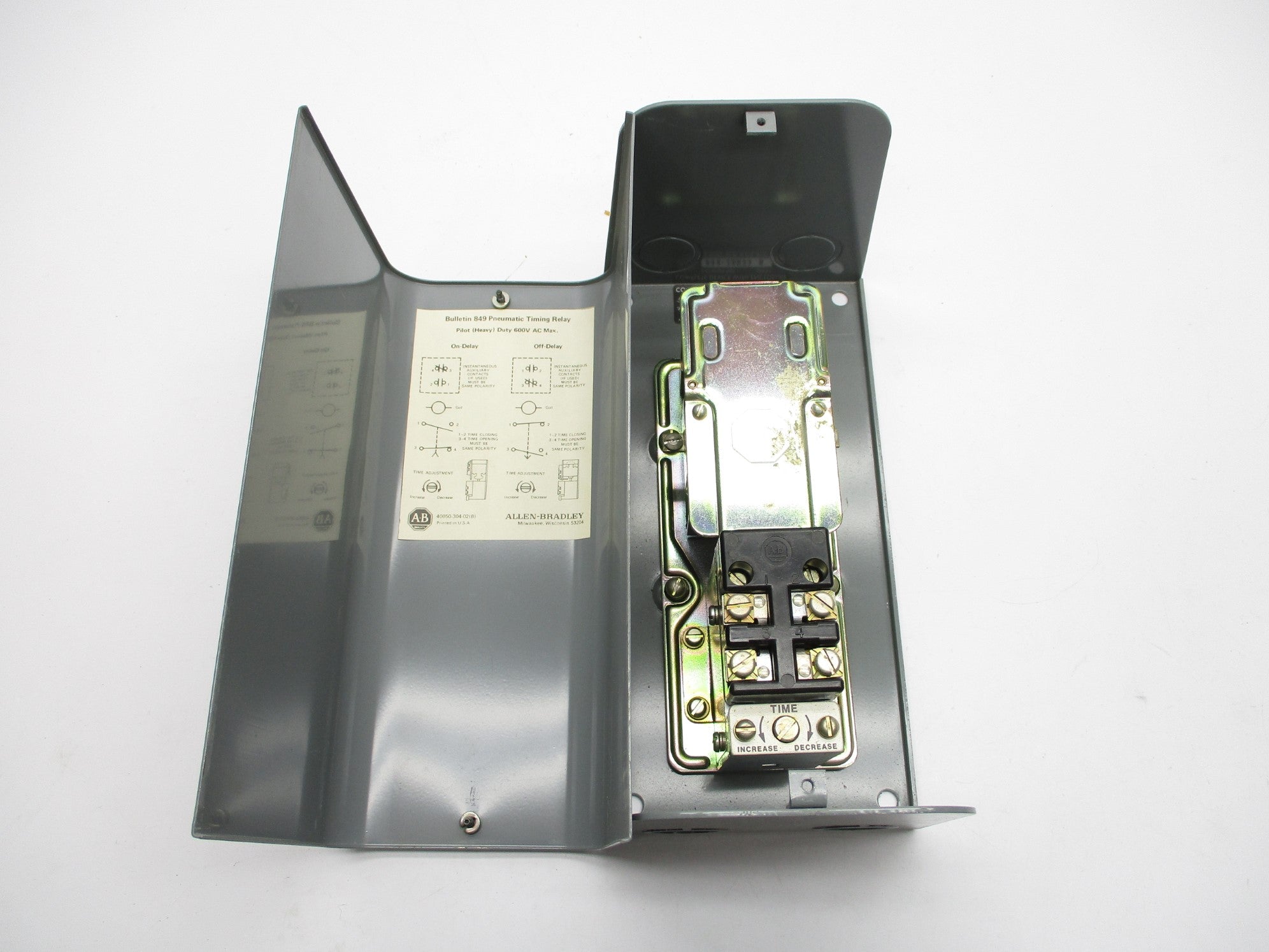 INDUSTRIAL SPARE PART 849-ZAD33 SER. B UNMP