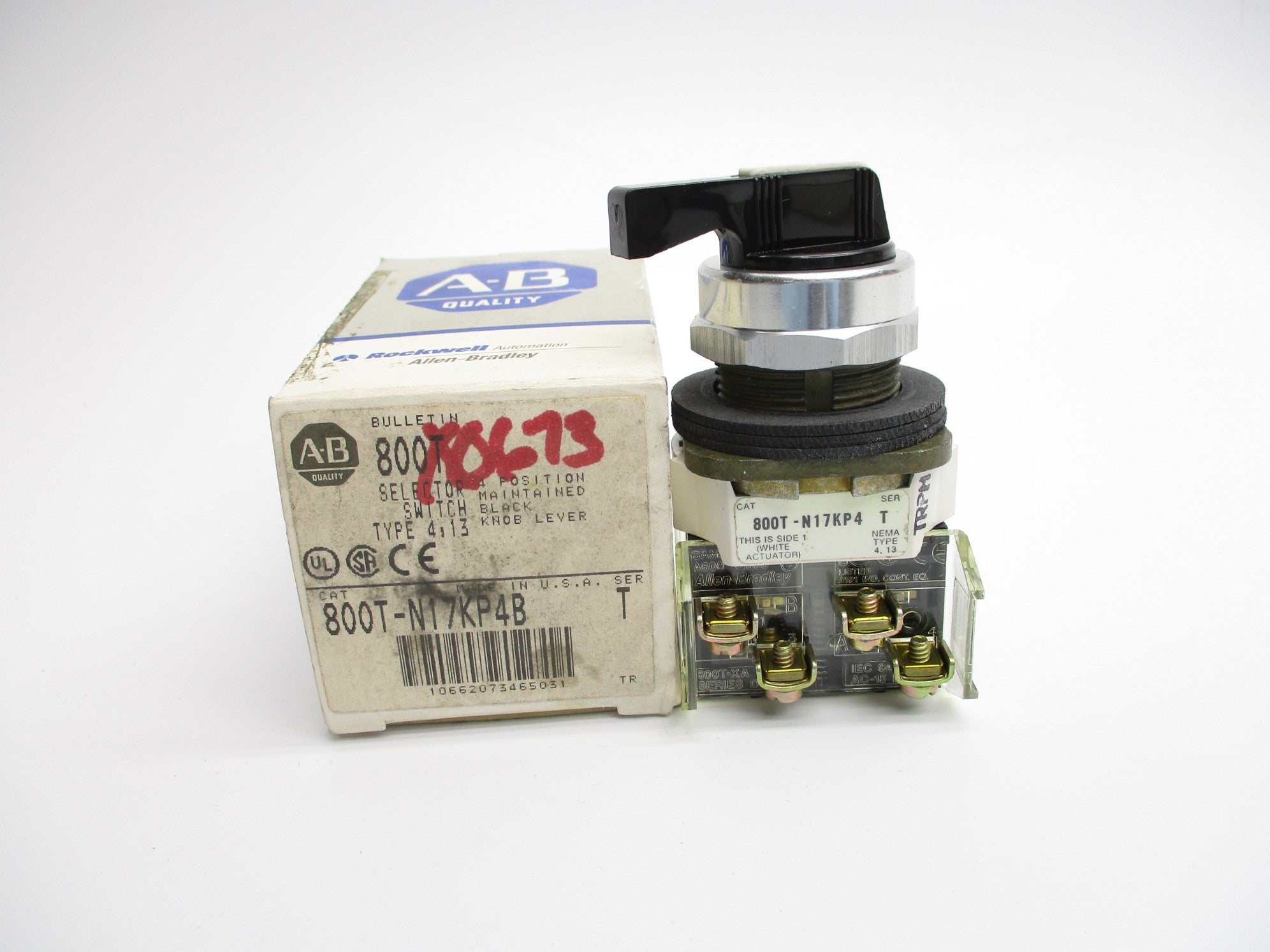 ALLEN BRADLEY 800T-N17KP4B SER. T (GY/BL) NSMP