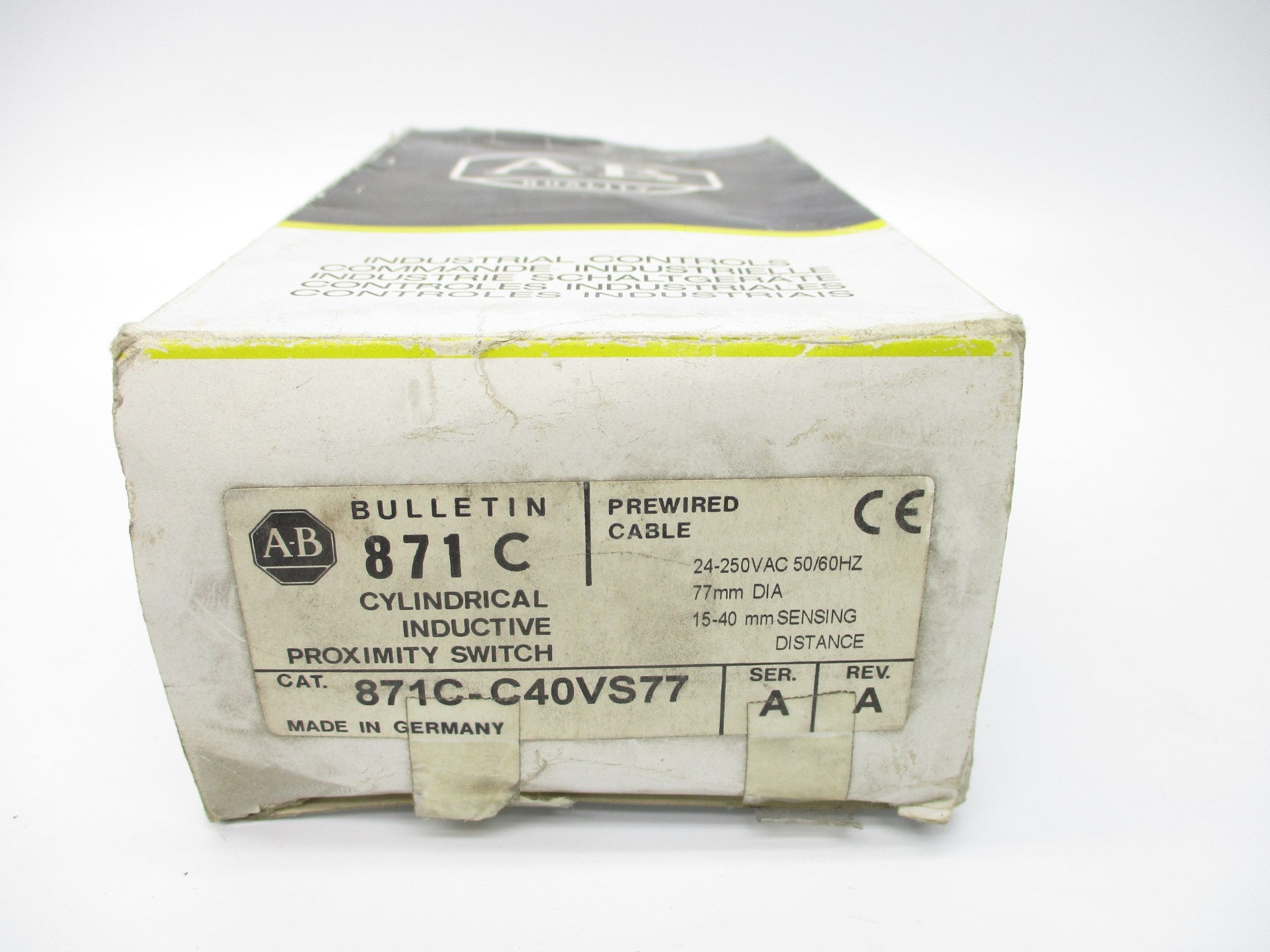 ALLEN BRADLEY 871C-C40VS77 SER. A (BK/YL) NSMP
