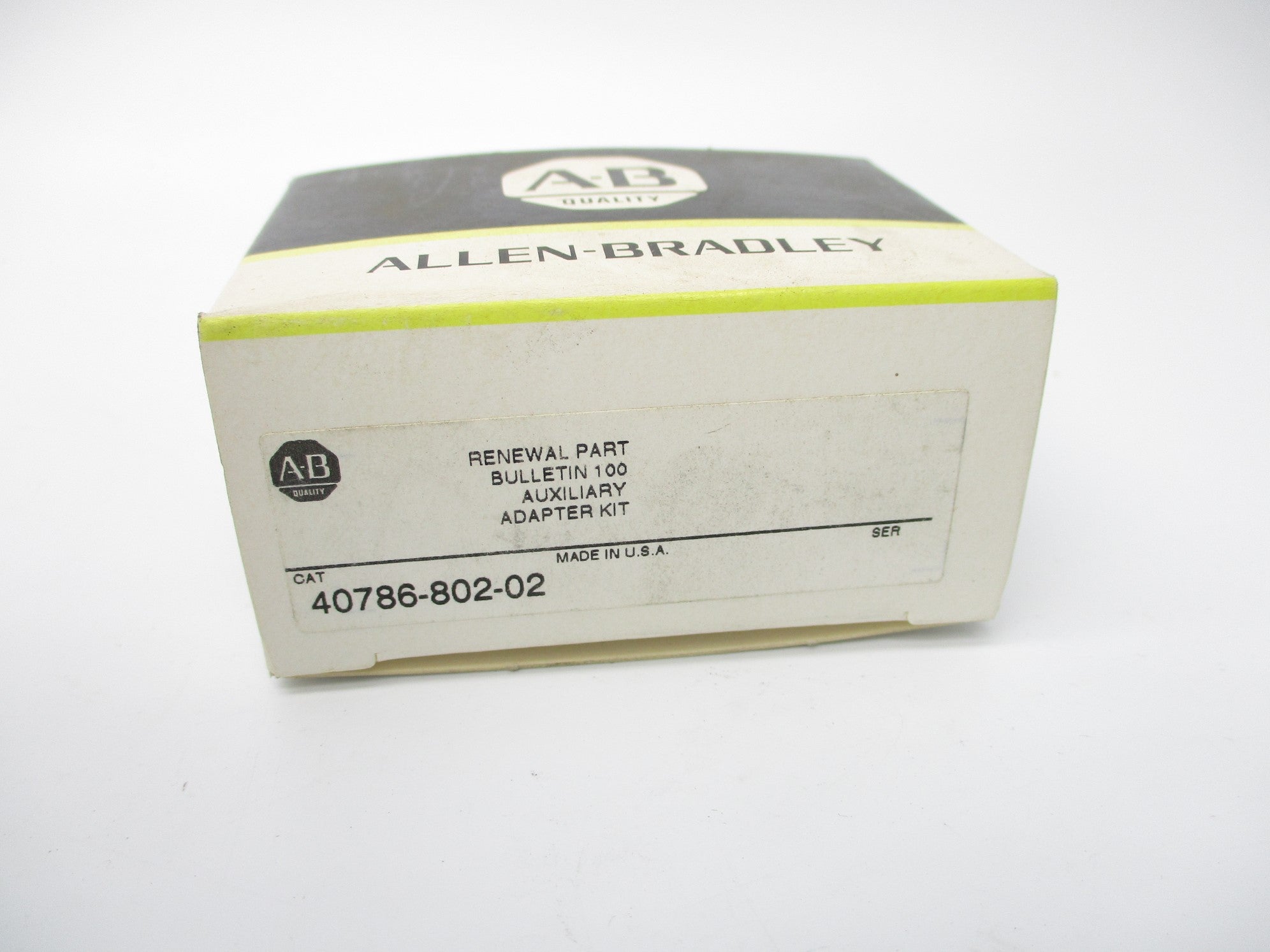 ALLEN BRADLEY 40786-802-02 (BK/YL) NSMP