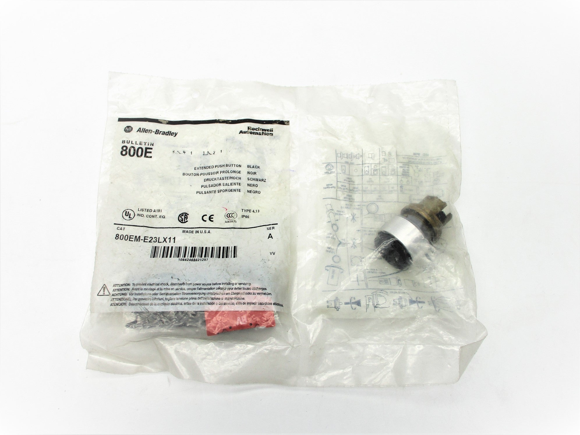 ALLEN BRADLEY 800EM-E23LX11 SER. A NSMP