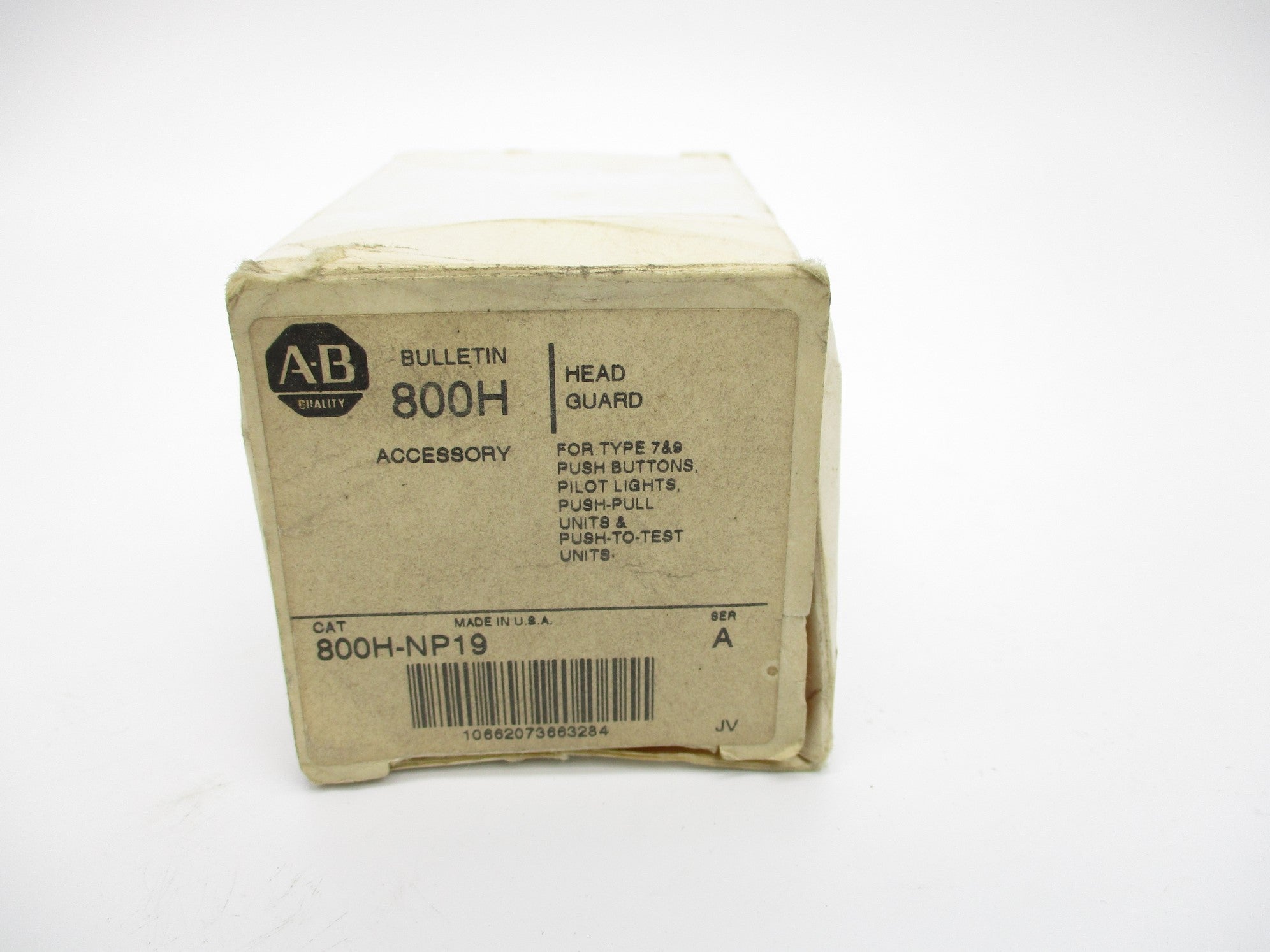 ALLEN BRADLEY 800H-NP19 SER. A (WH) NSMP