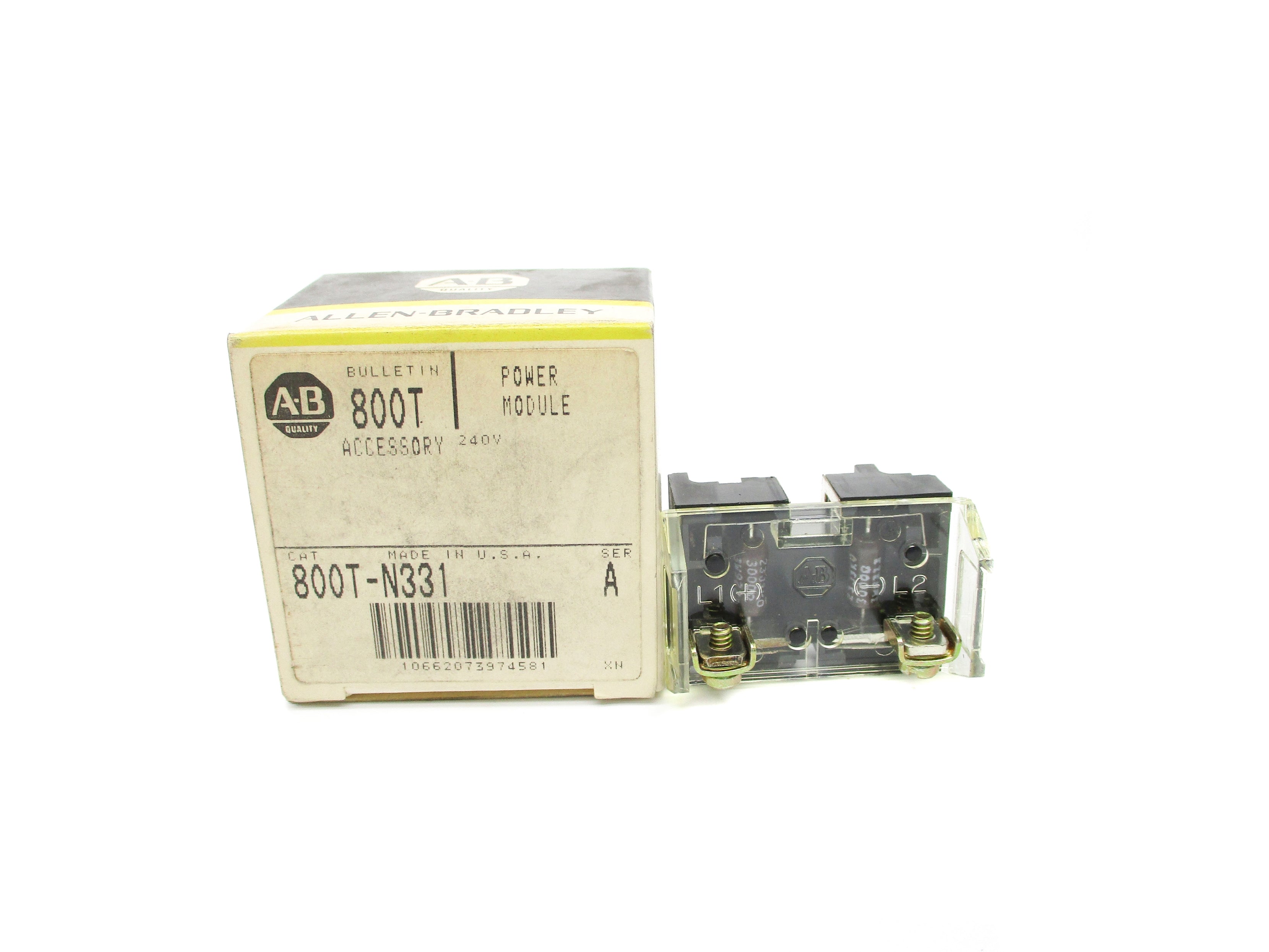 ALLEN BRADLEY 800T-N331 SER. A (BK/YL) NSMP