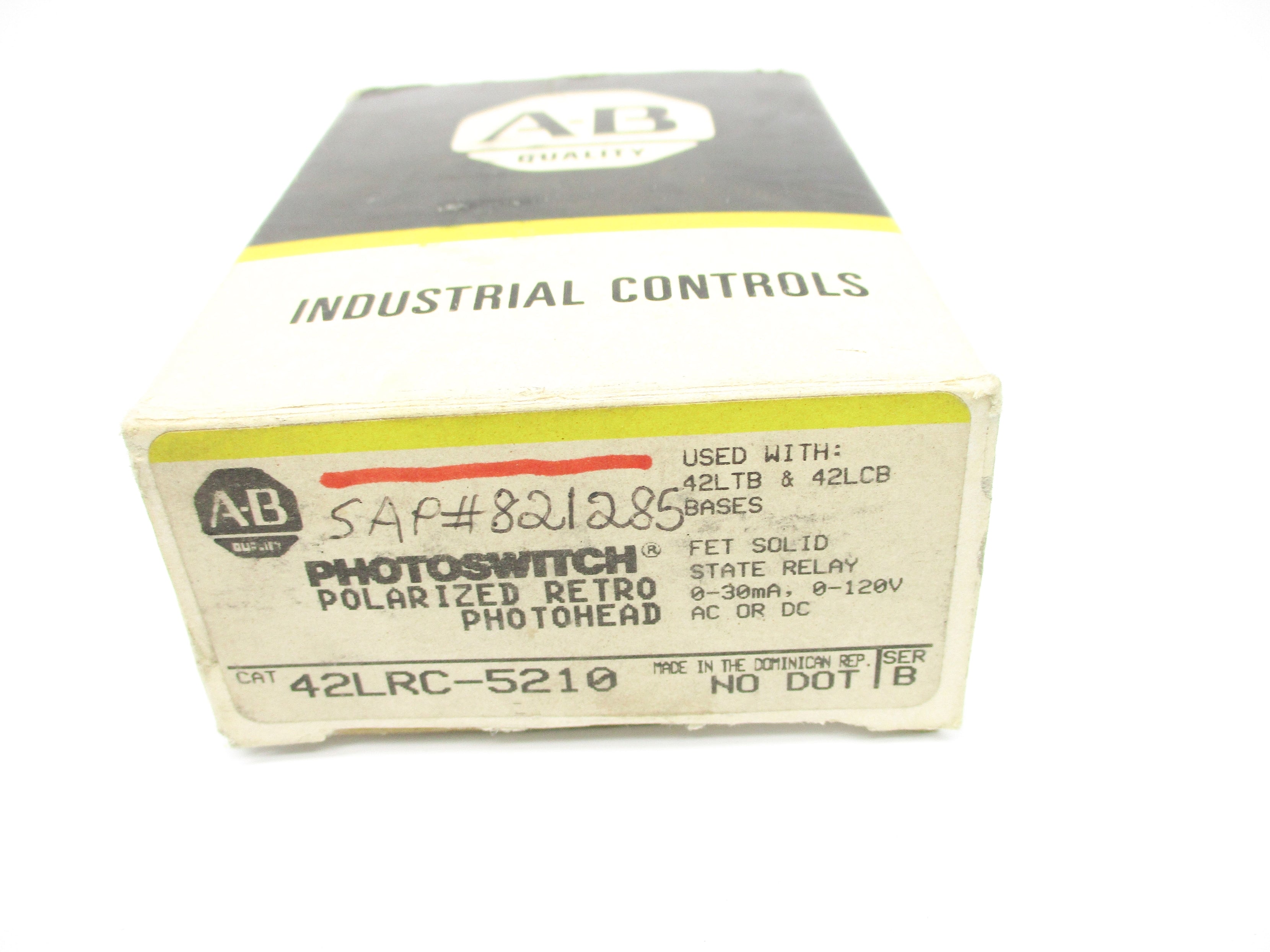 INDUSTRIAL SPARE PART 42LRC-5210 SER. B (BK/YL) NSMP