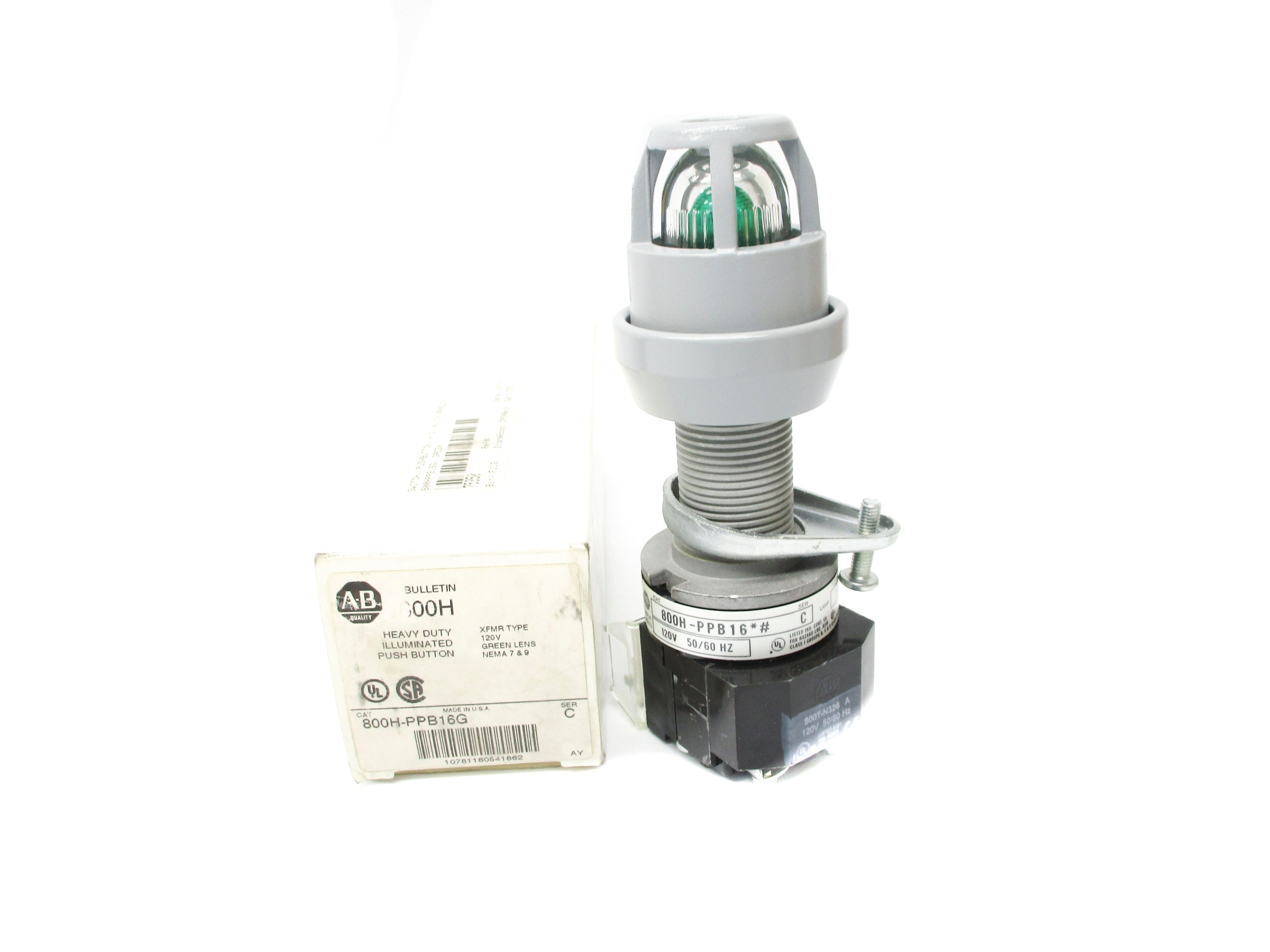 ALLEN BRADLEY 800H-PPB16G SER. C (WH) NSMP