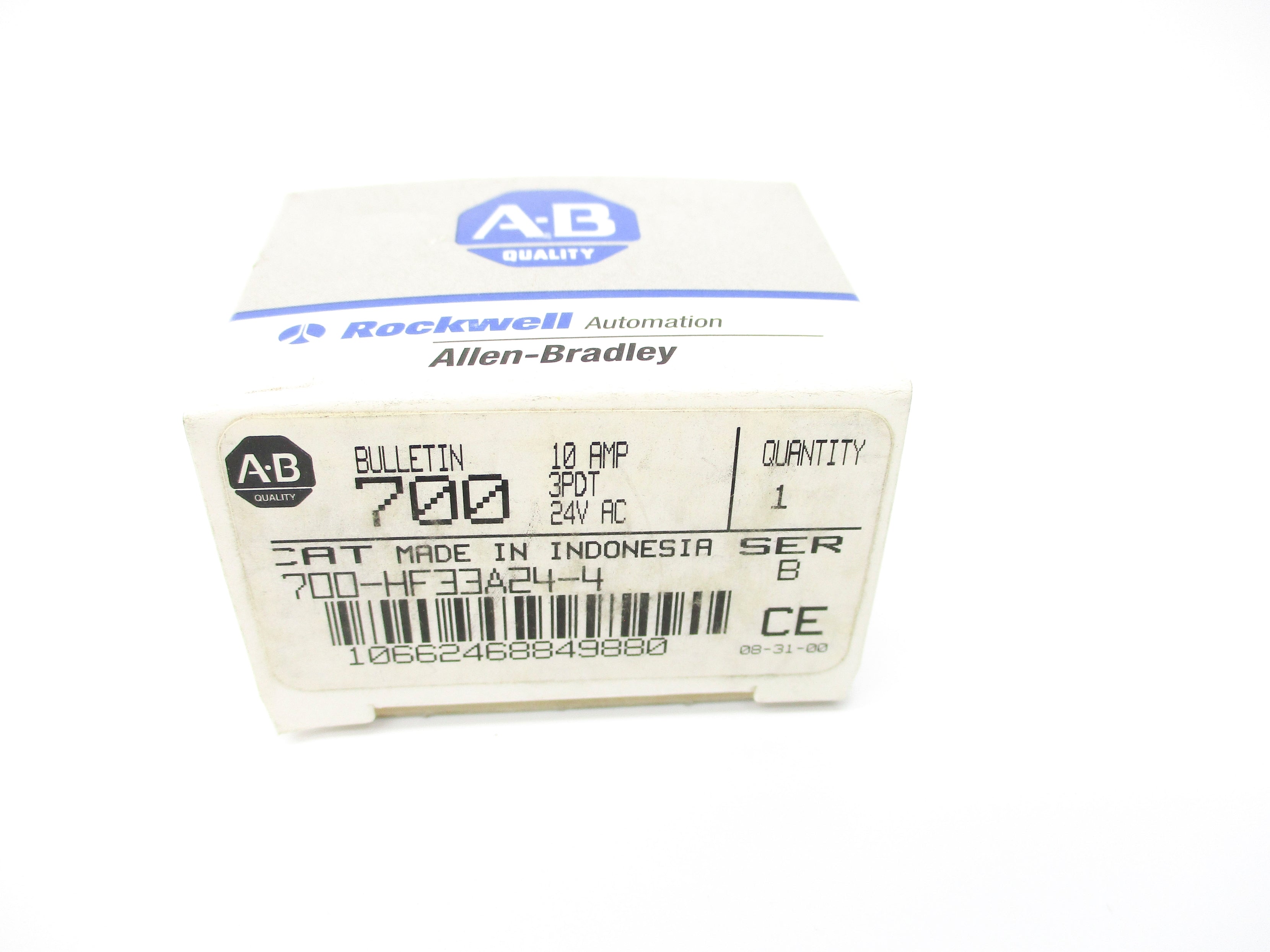 INDUSTRIAL SPARE PART 700-HF33A24-4 SER. B 10A 24VAC (GY/BL) NSMP