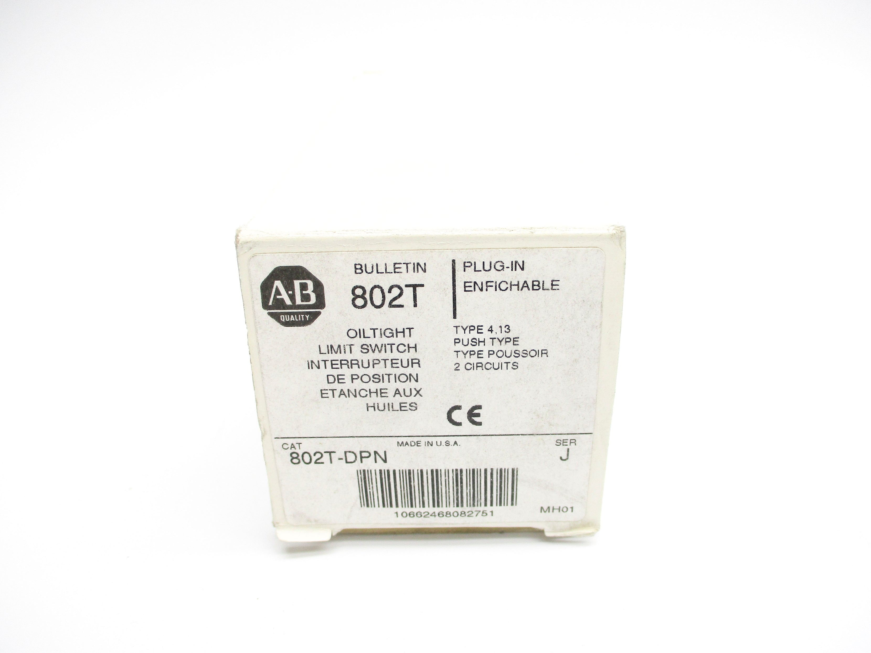 ALLEN BRADLEY 802T-DPN SER. J (WH) NSMP