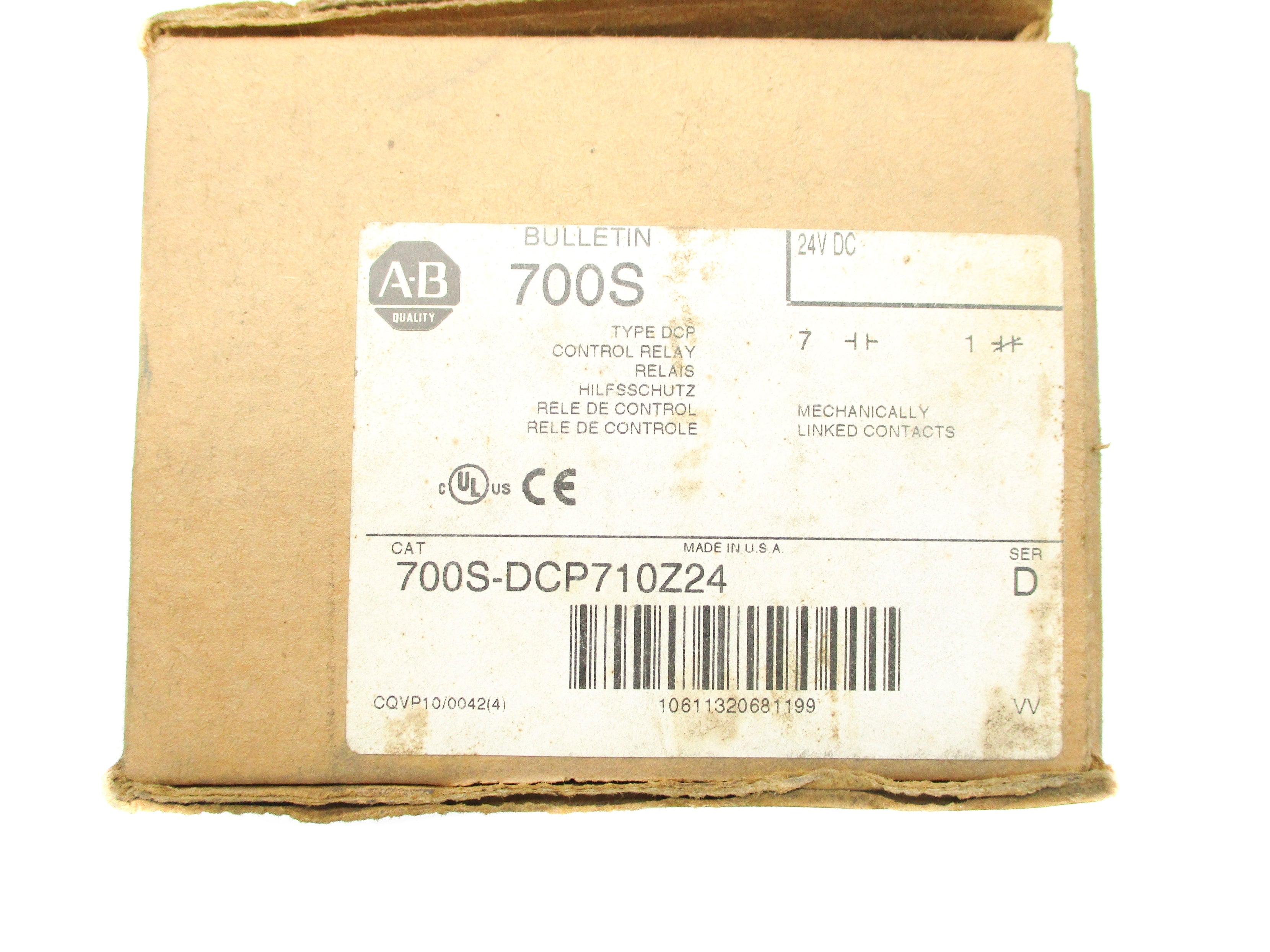 INDUSTRIAL SPARE PART 700S-DCP710Z24 SER. D 24VDC (BR/WH) NSMP