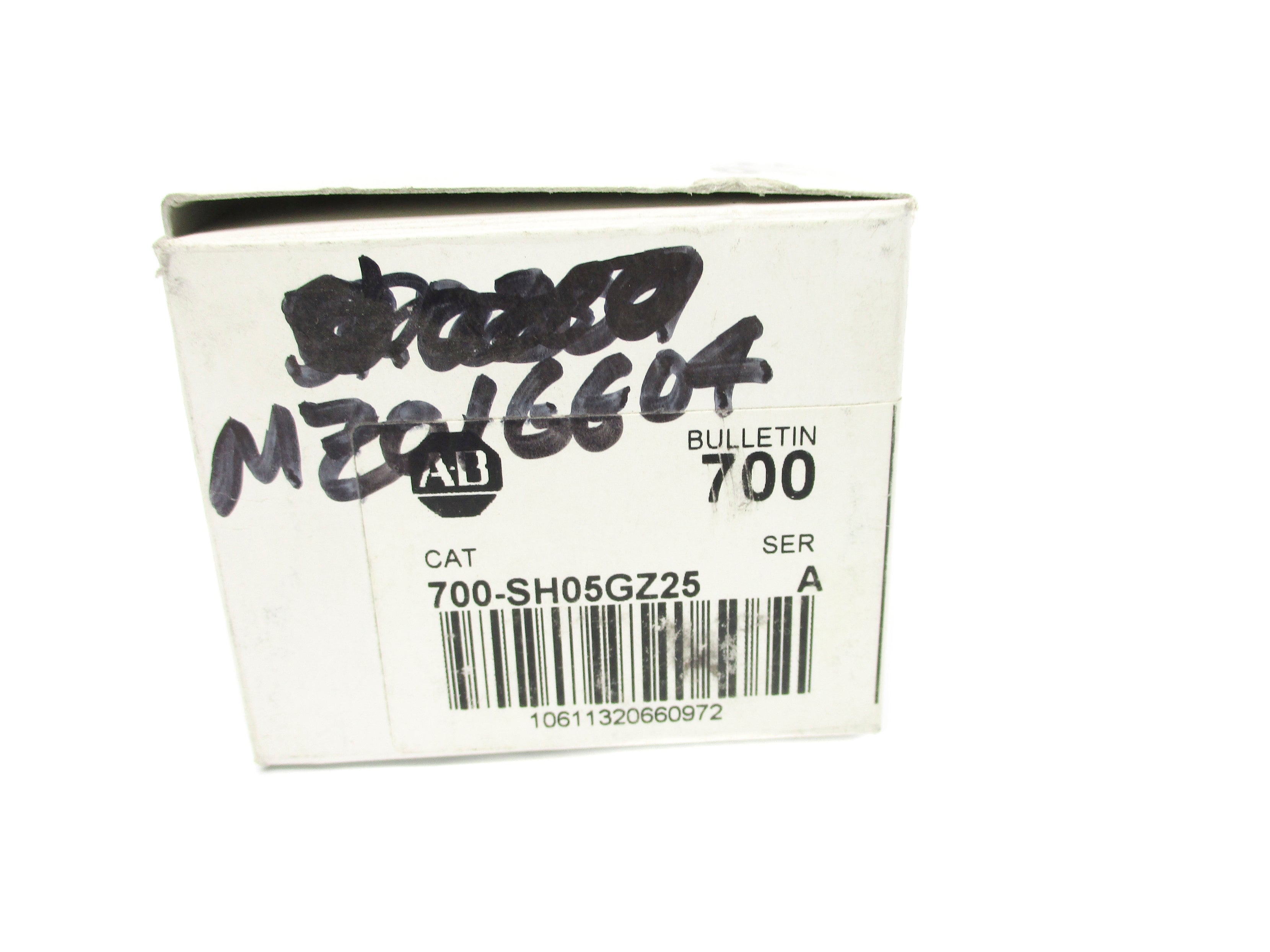 ALLEN BRADLEY 700-SH05GZ25 SER. A 5A 240V (WH) NSMP