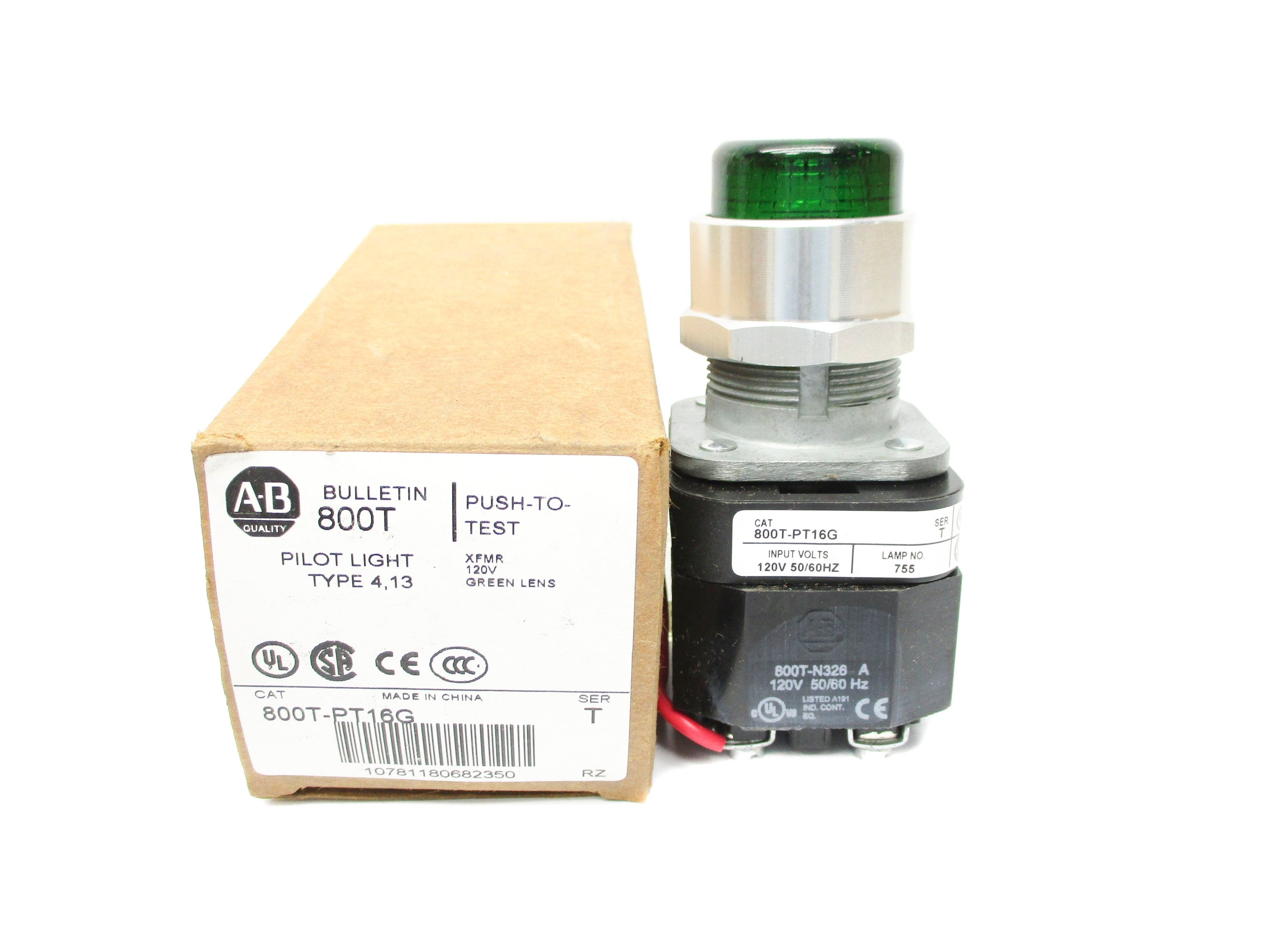 ALLEN BRADLEY 800T-PT16G SER. T (BR/WH) NSMP