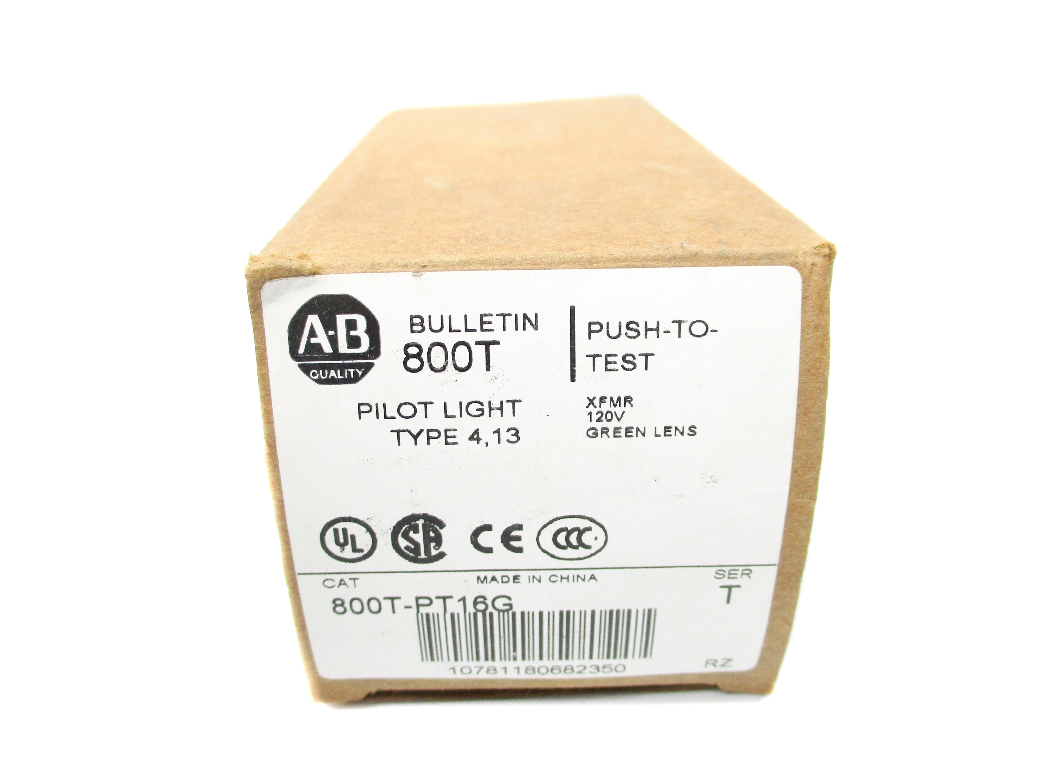 ALLEN BRADLEY 800T-PT16G SER. T (BR/WH) NSMP