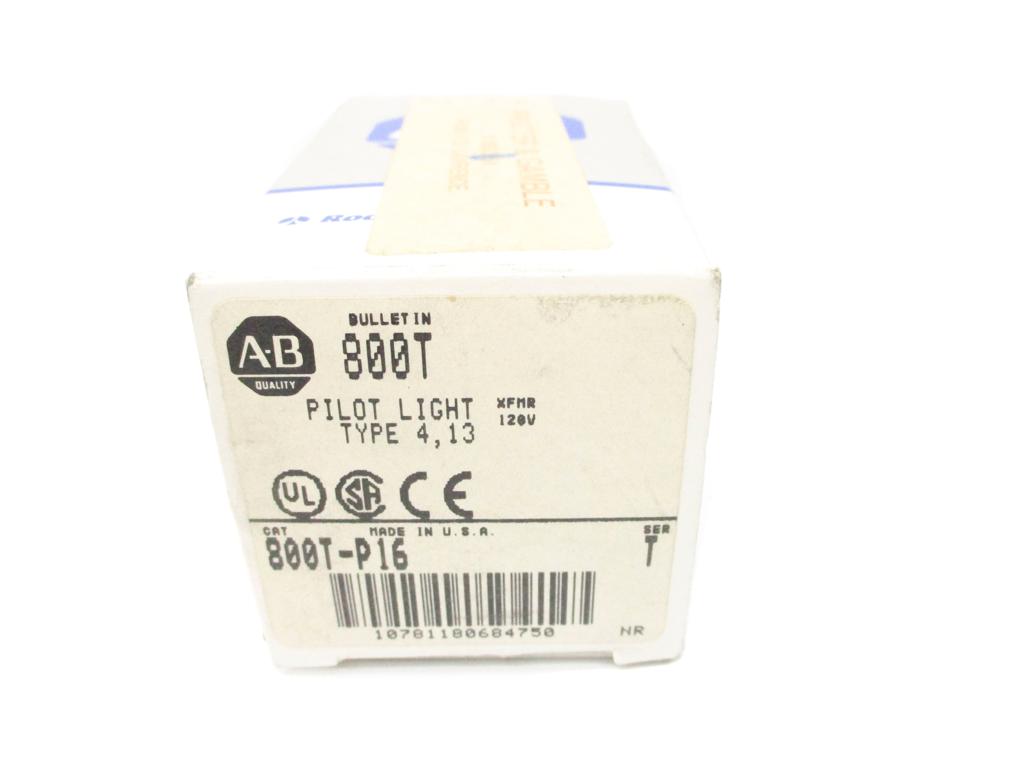 ALLEN BRADLEY 800T-P16 SER. T 120V (GY/BL) NSMP