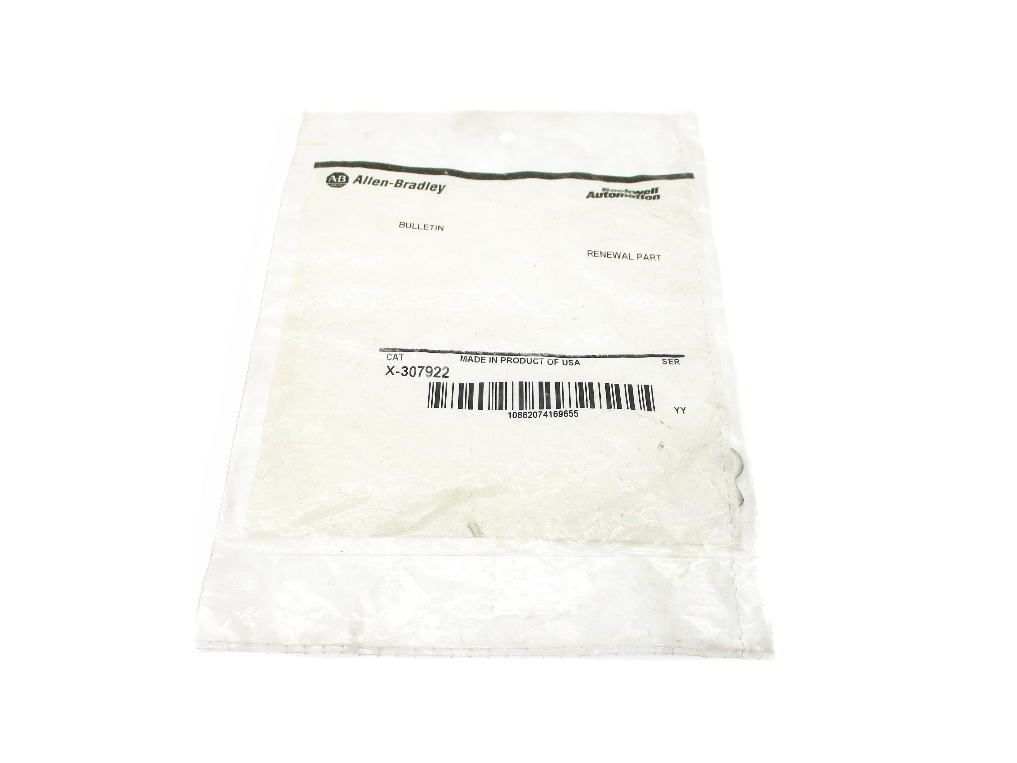 INDUSTRIAL SPARE PART X-307922 NSMP