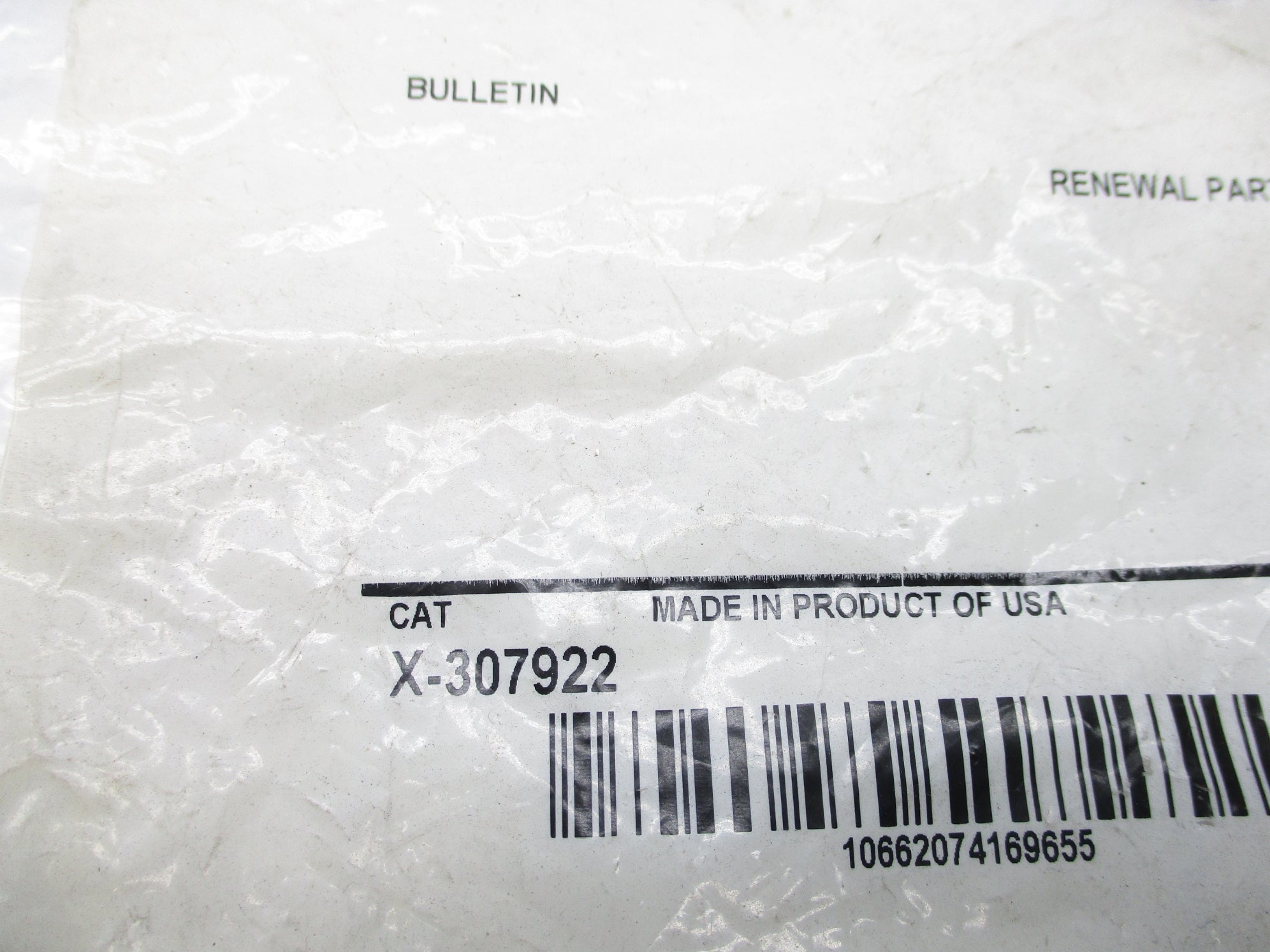 INDUSTRIAL SPARE PART X-307922 NSMP