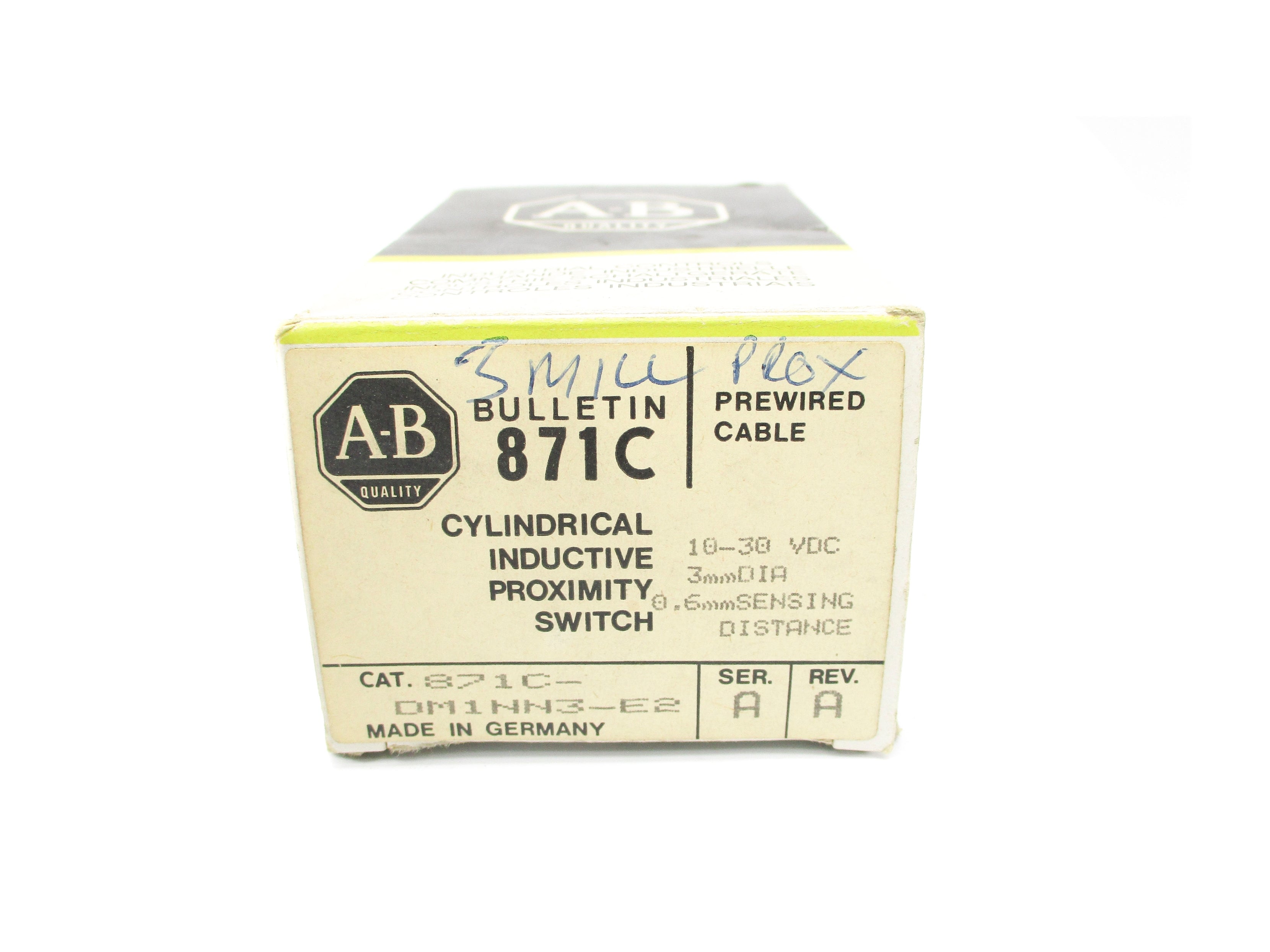 INDUSTRIAL SPARE PART 871C-DM1NN3-E2 SER. A (BK/YL) NSMP