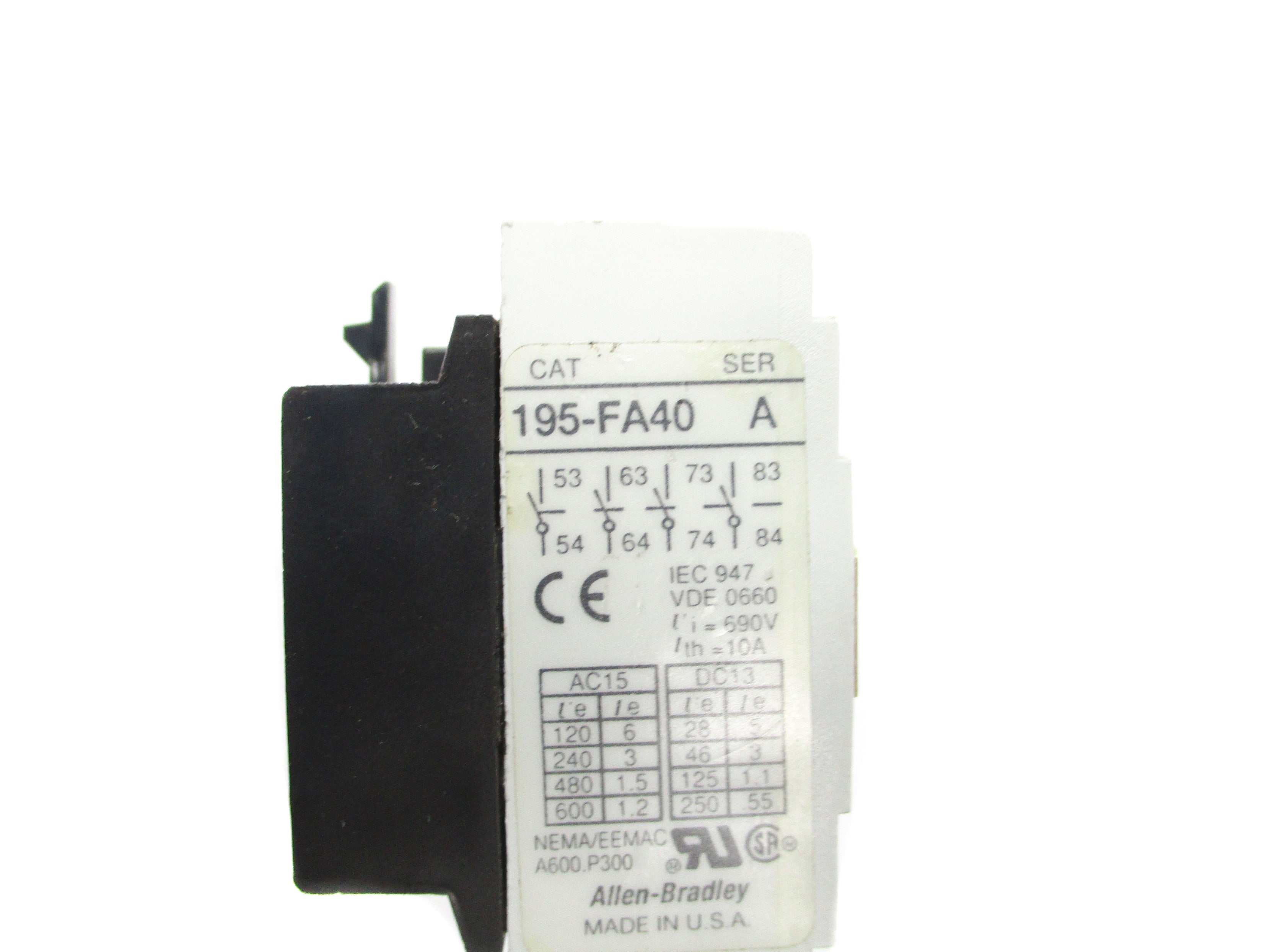 INDUSTRIAL SPARE PART 195-FA40 SER. A 690V 10A NSNP
