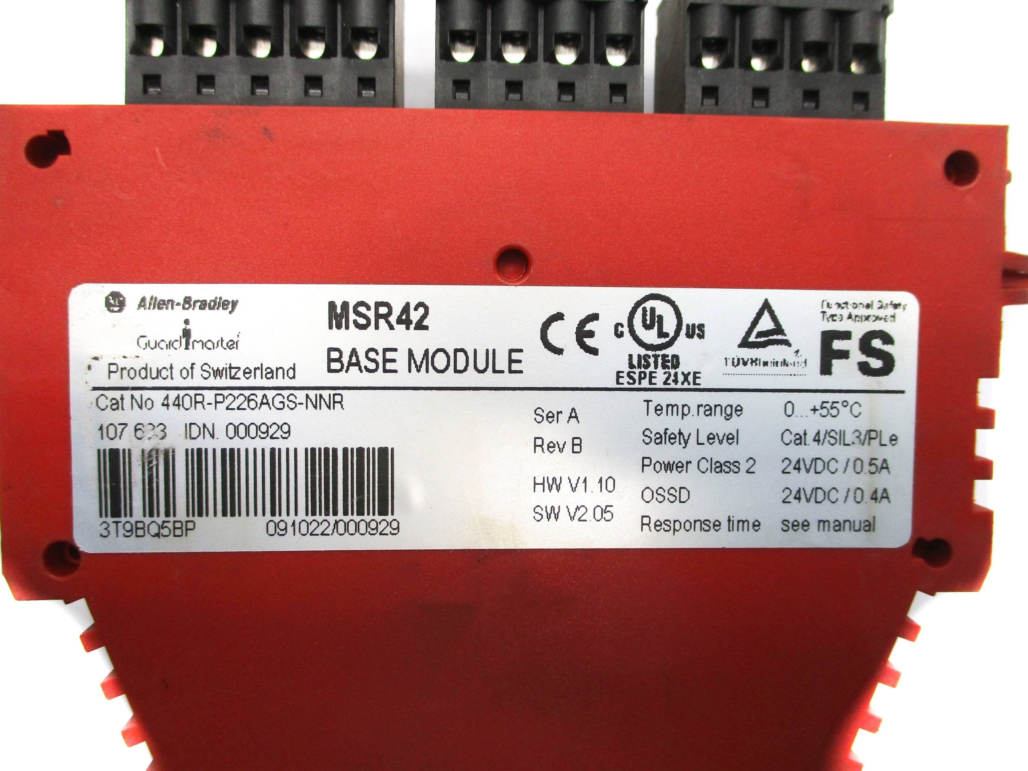 INDUSTRIAL SPARE PART 440R-P226AGS-NNR SER. A UNMP