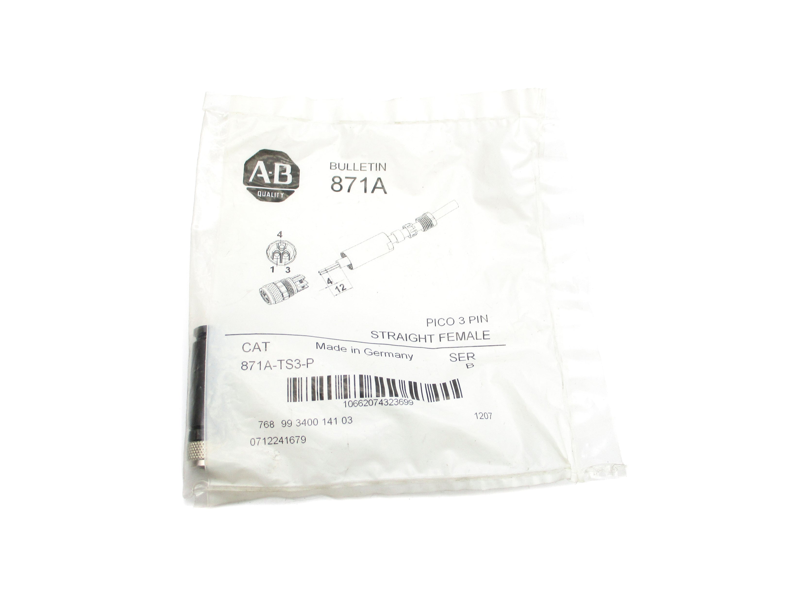ALLEN BRADLEY 871A-TS3-P SER. B NSMP