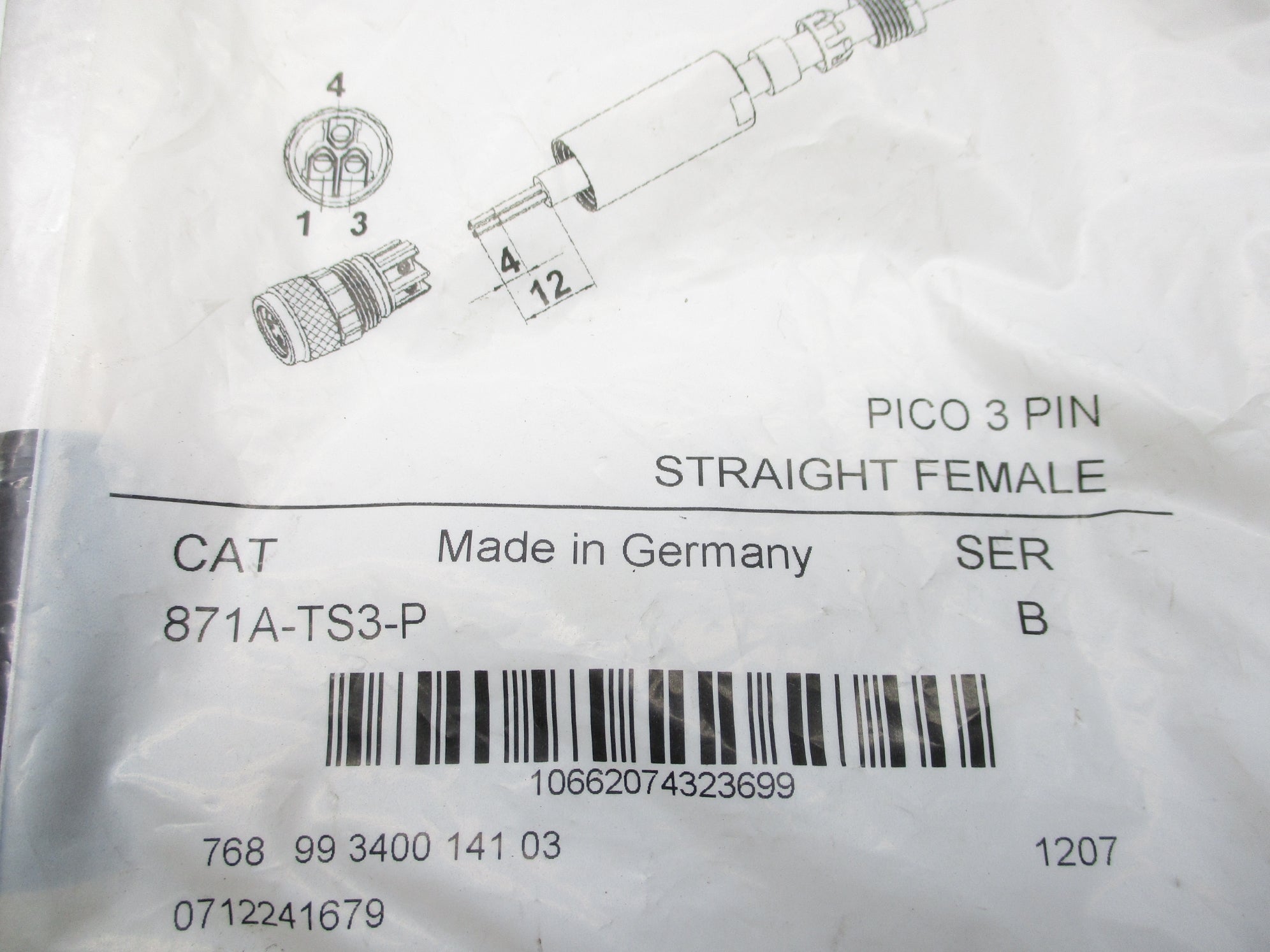 ALLEN BRADLEY 871A-TS3-P SER. B NSMP