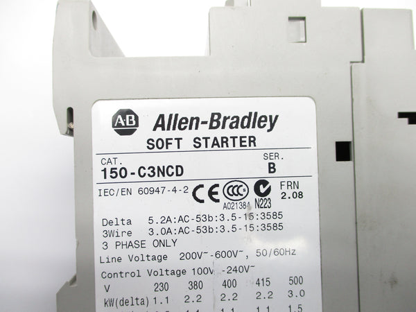 ALLEN BRADLEY 150-C3NCD SER. B F/W 2.08 NSNP