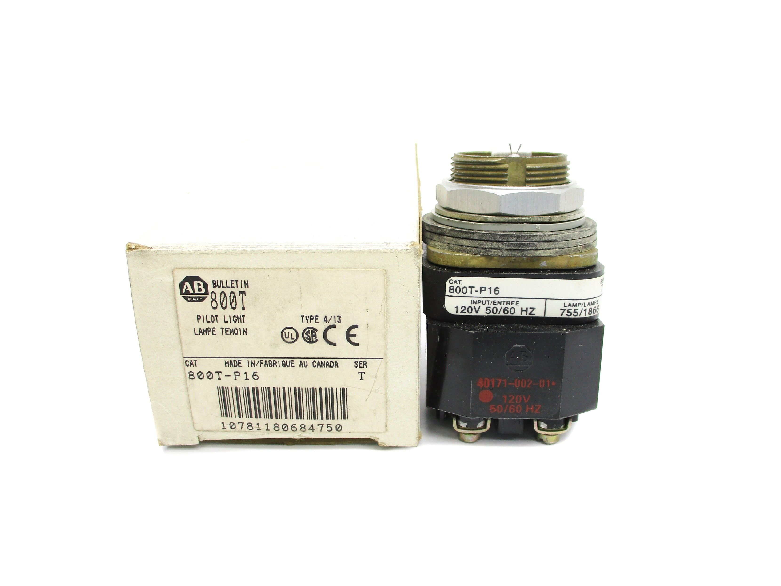 ALLEN BRADLEY 800T-P16 SER. T (AS PICTURED)  (WH) NSMP