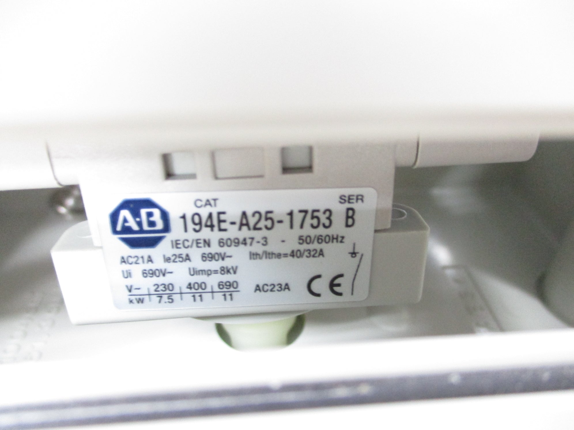 ALLEN BRADLEY 194E-A25-1753 SER. B NSNP