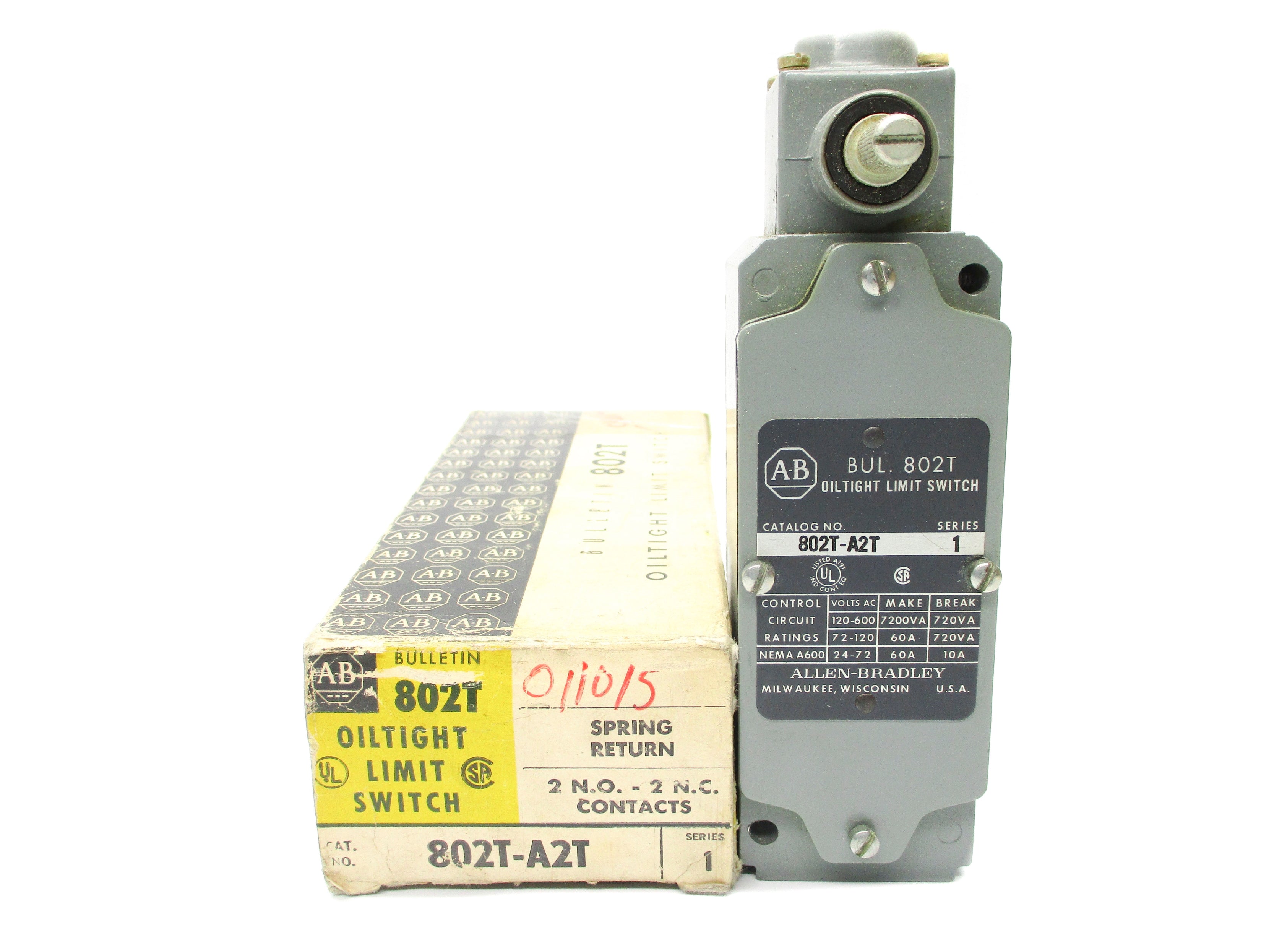 ALLEN BRADLEY 802T-A2T SER. 1 (BK/YL) NSMP