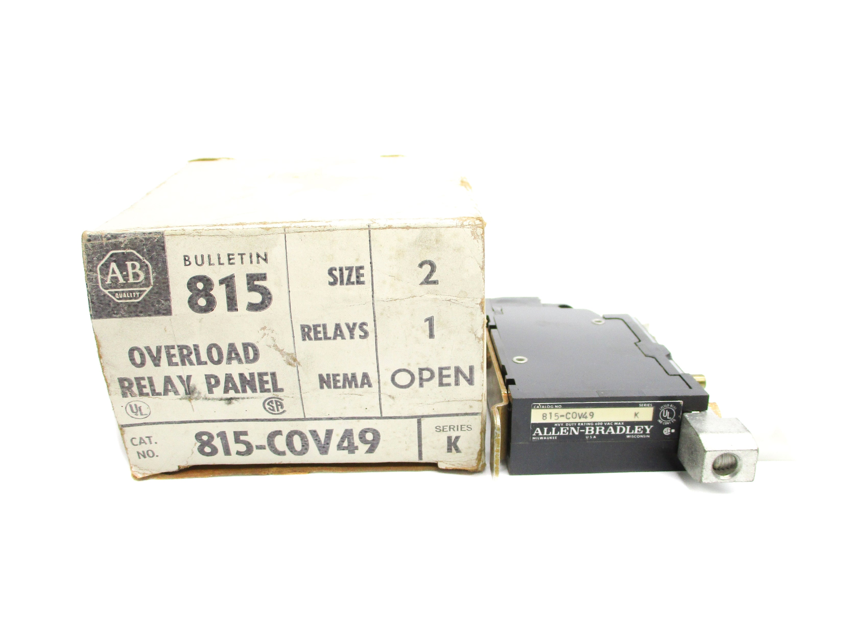 INDUSTRIAL SPARE PART 815-COV49 SER. K 600VAC (WH) NSMP