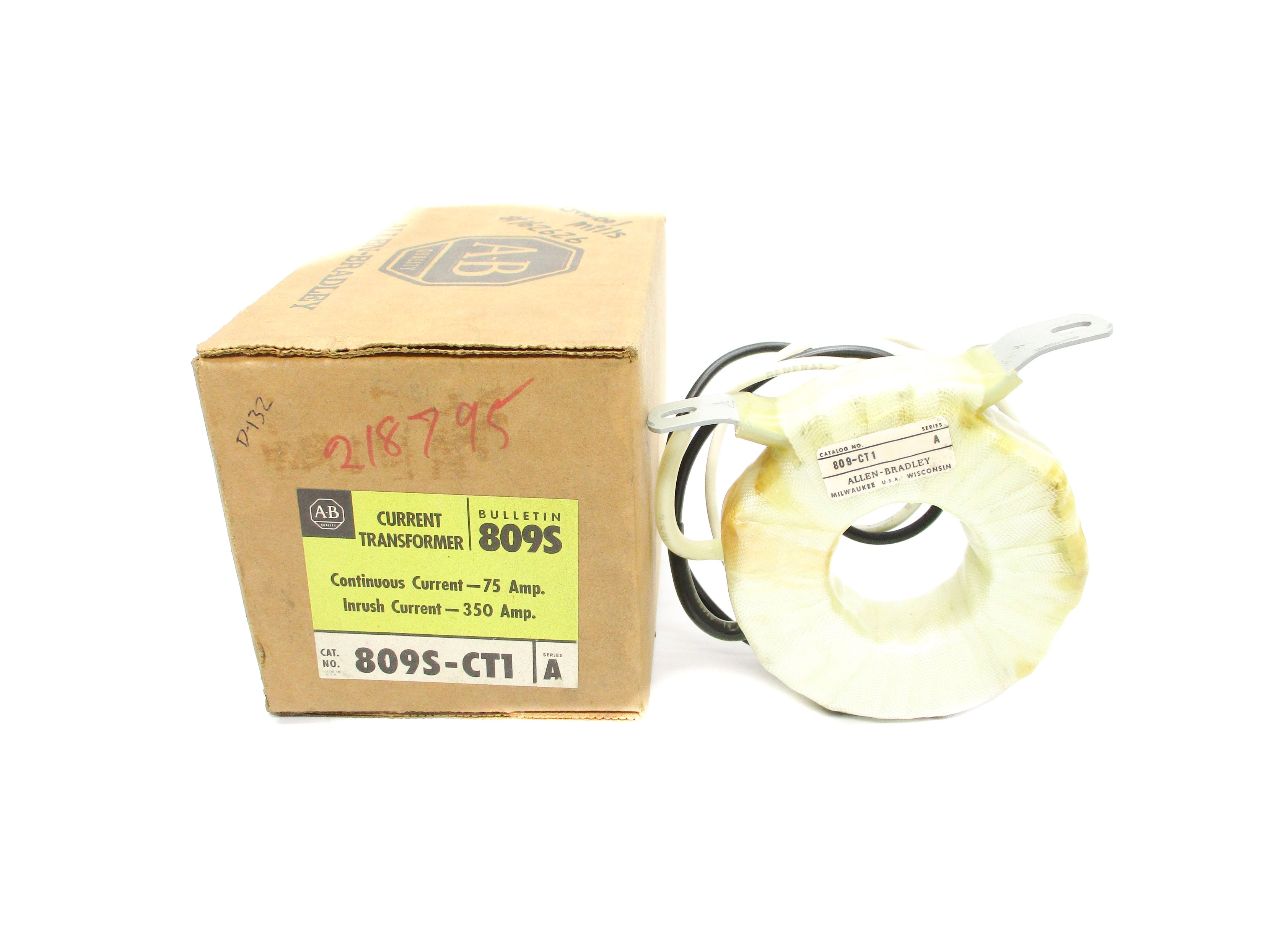 ALLEN BRADLEY 809S-CT1 SER. A (BR/YL) NSMP