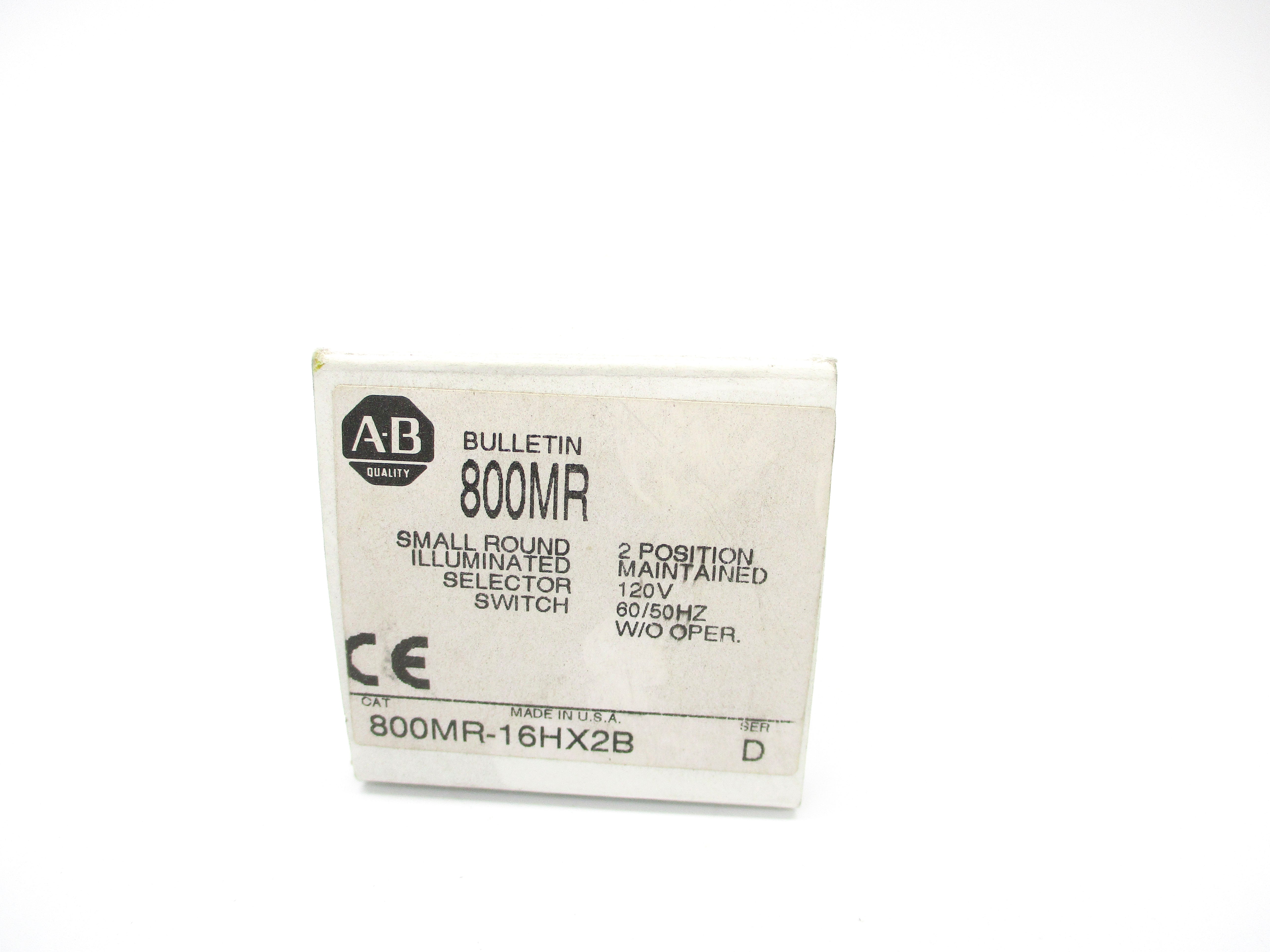 ALLEN BRADLEY 800MR-16HX2B SER. D (WH) NSMP