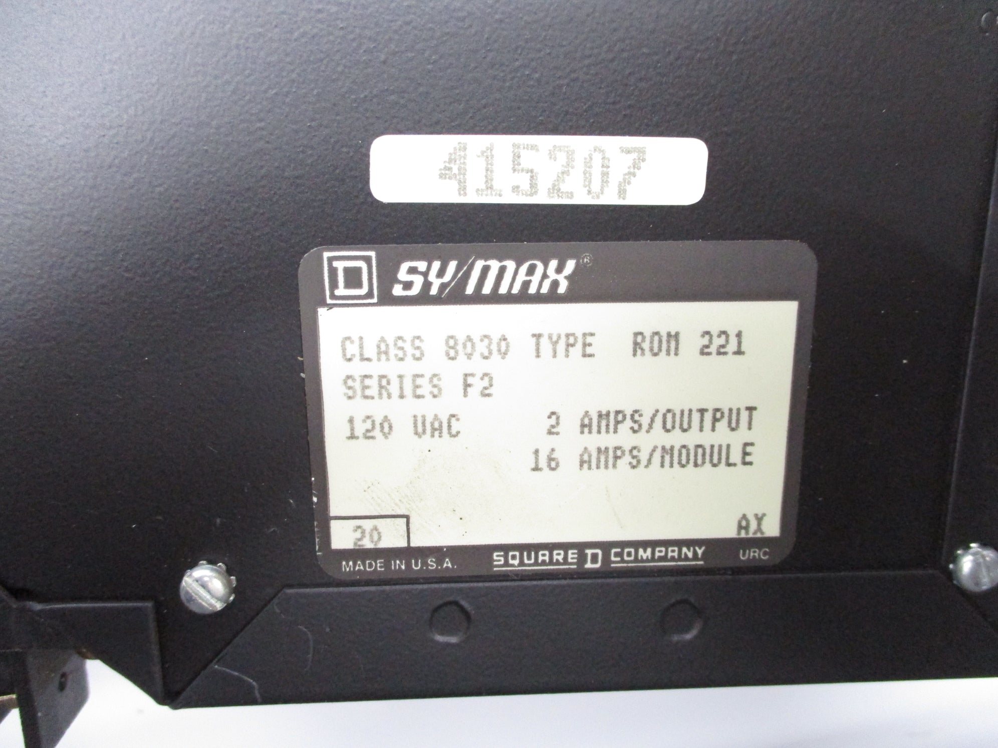 SQUARE D 8030ROM221 SER. F2 UNMP