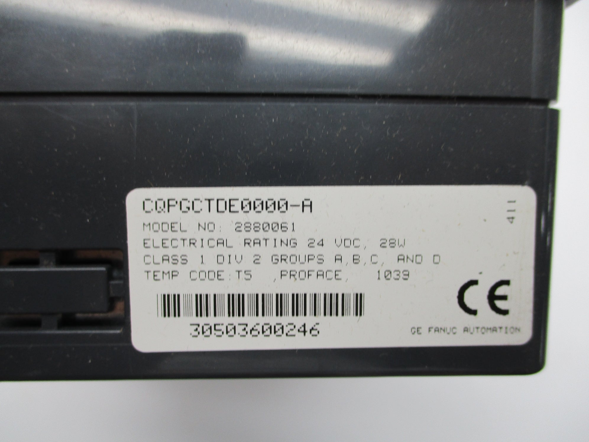 GE FANUC CQPGCTDE0000-A 2880061 UNMP