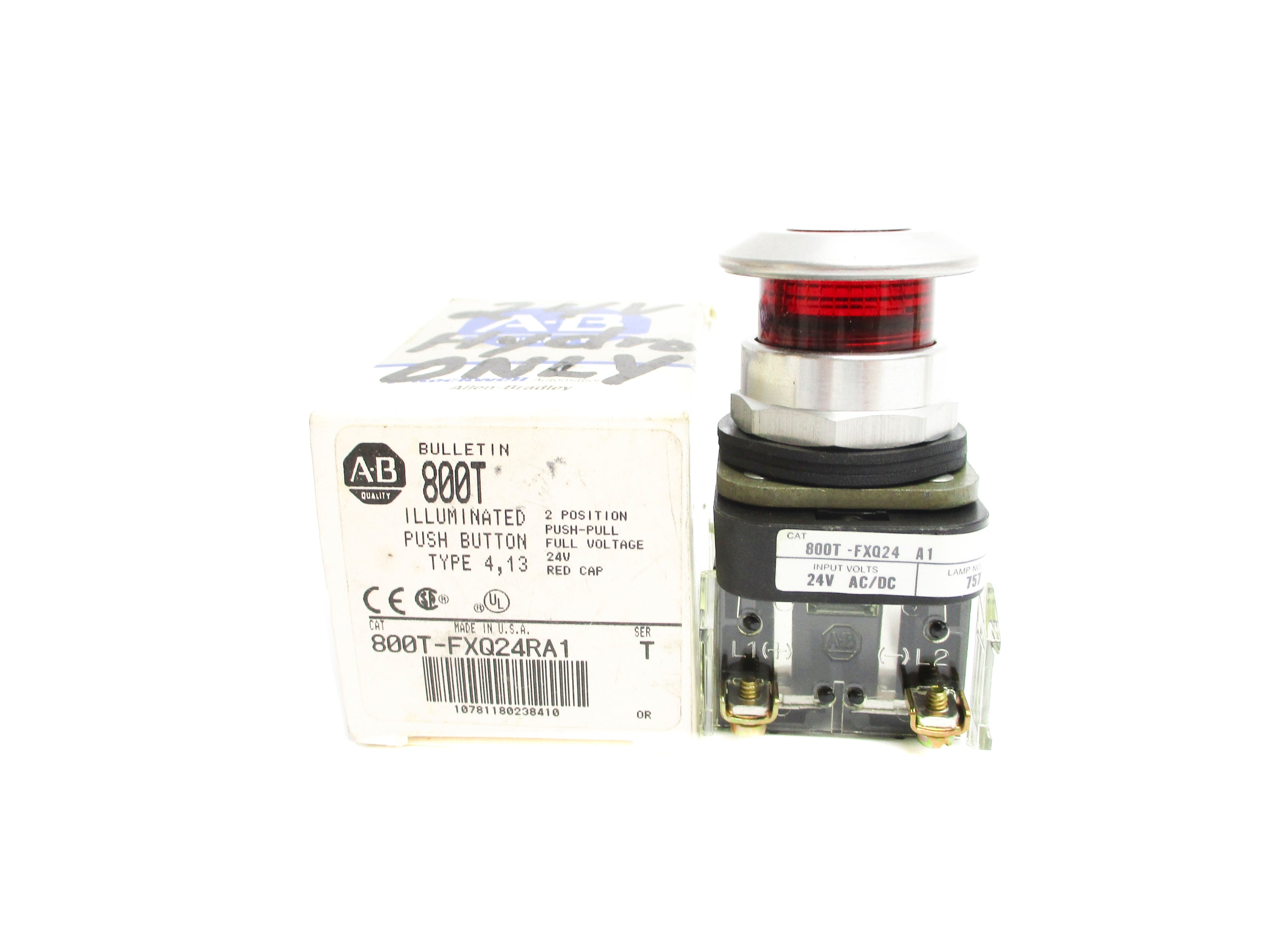 ALLEN BRADLEY 800T-FXQ24RA1 SER. T (GY/BL) NSMP