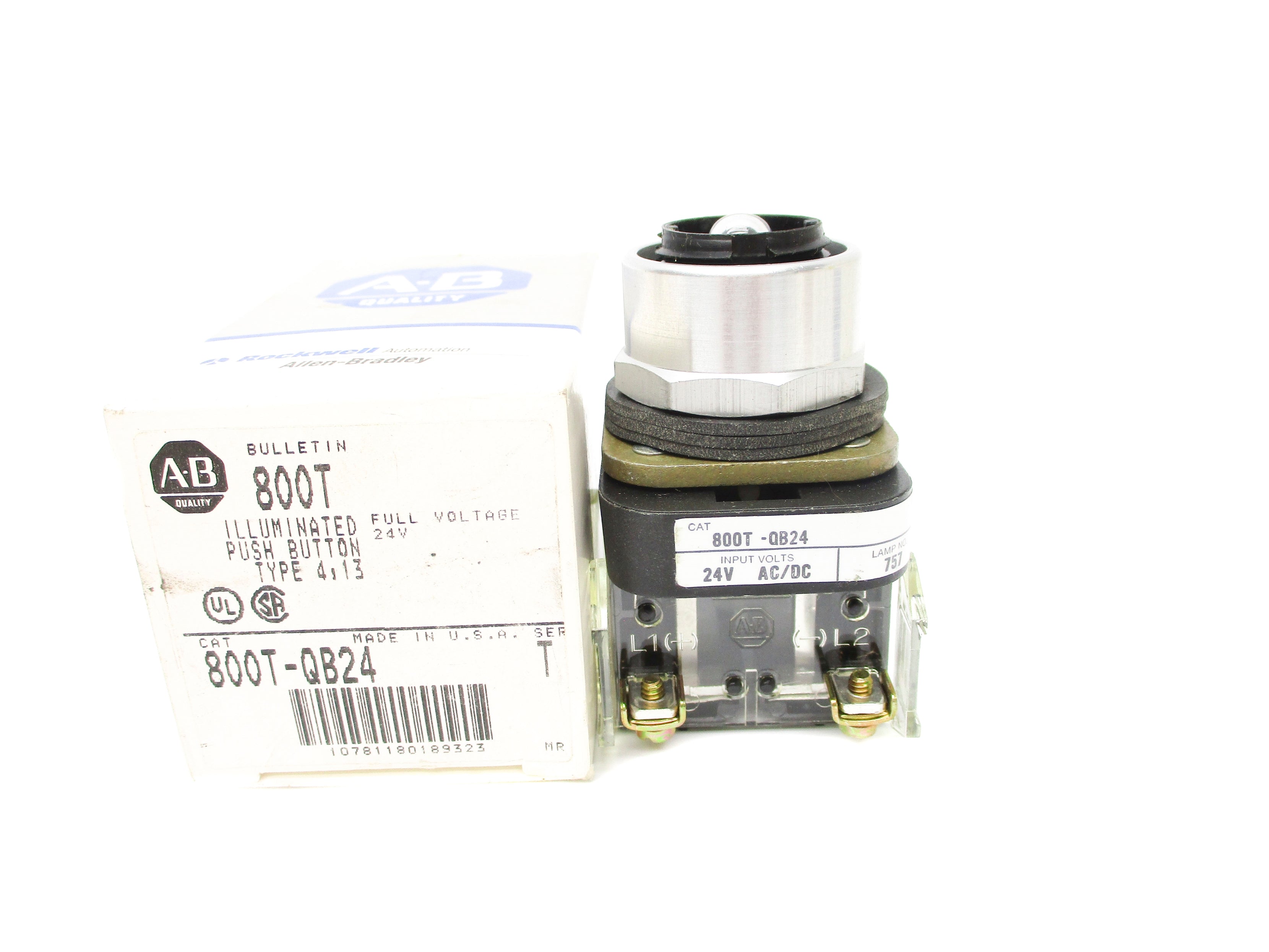 ALLEN BRADLEY 800T-QB24 SER. T (GY/BL) NSMP