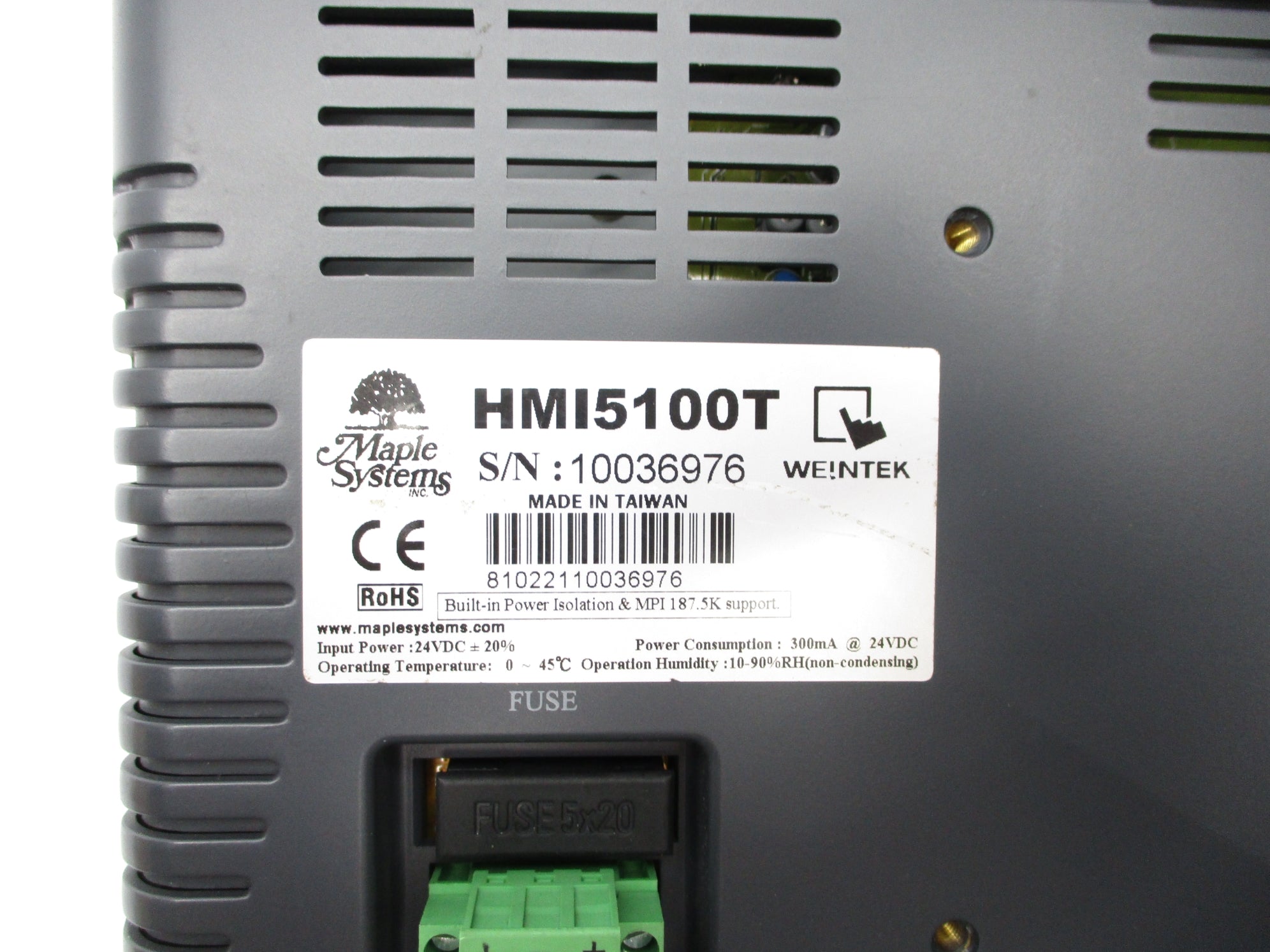 MAPLE SYSTEMS HMI5100T NSNP