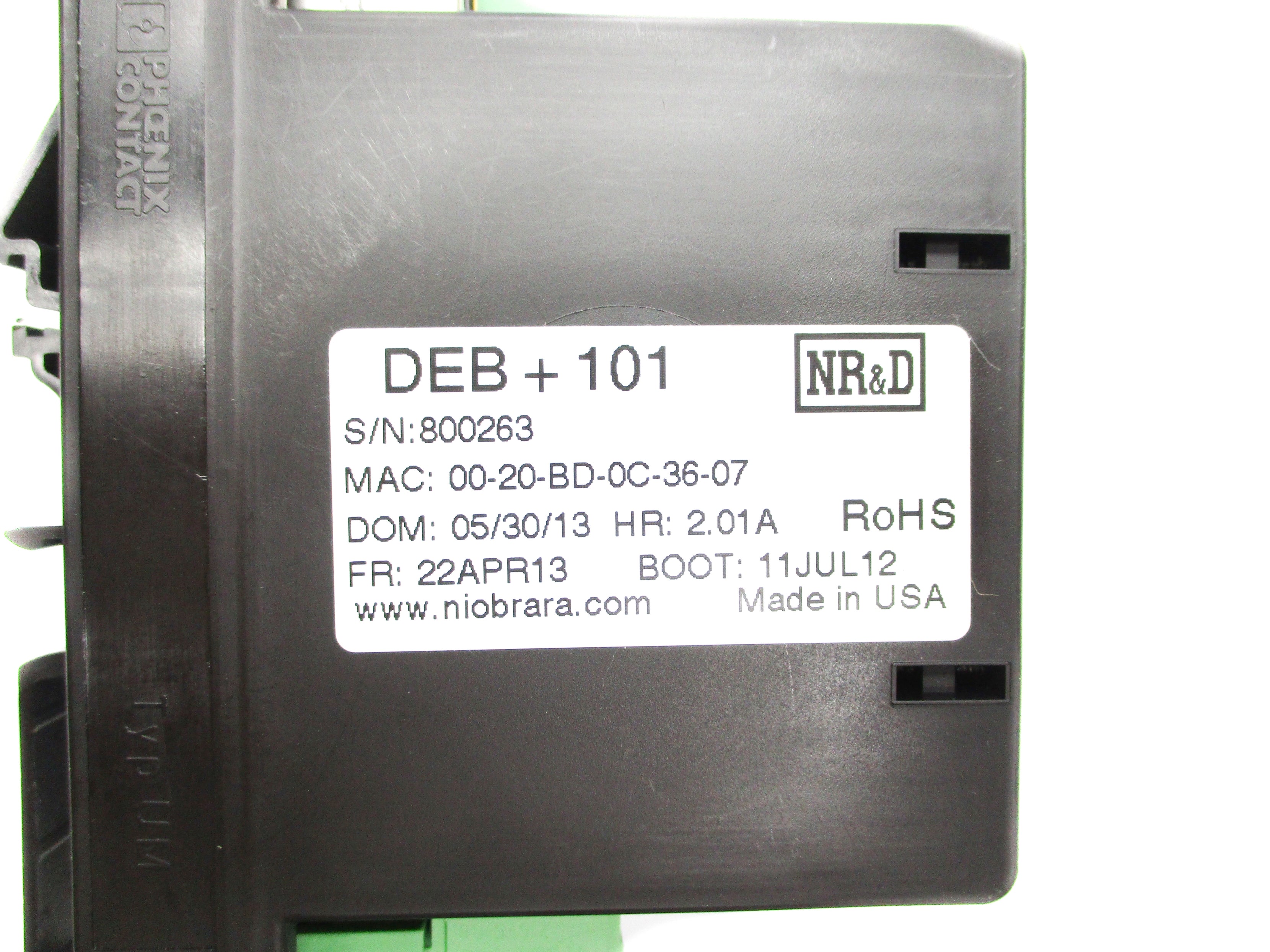 NIOBRARA DEB+101 NSNP