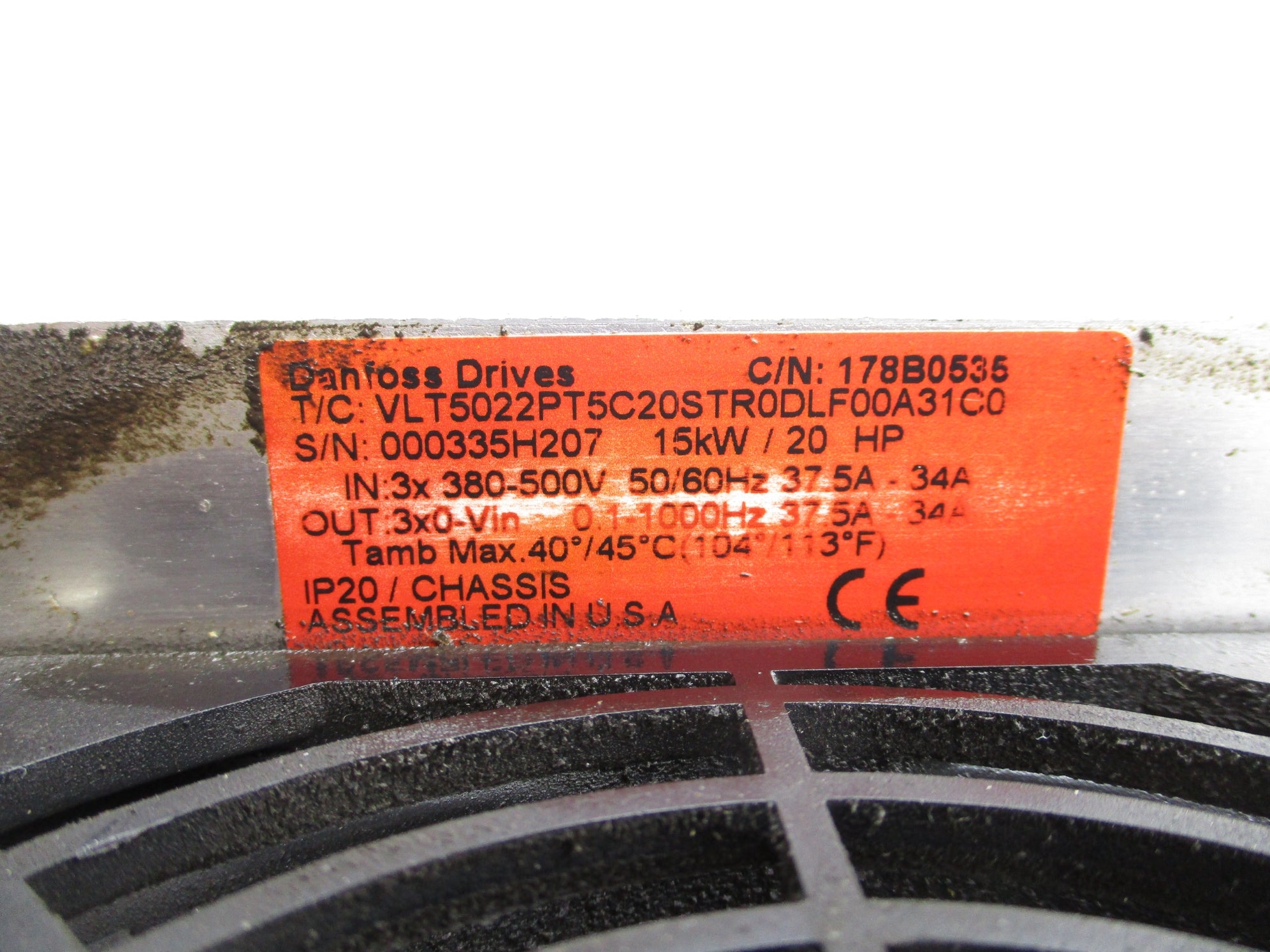 DANFOSS VLT5022PT5C20STR0DLF00A31C0 UNMP