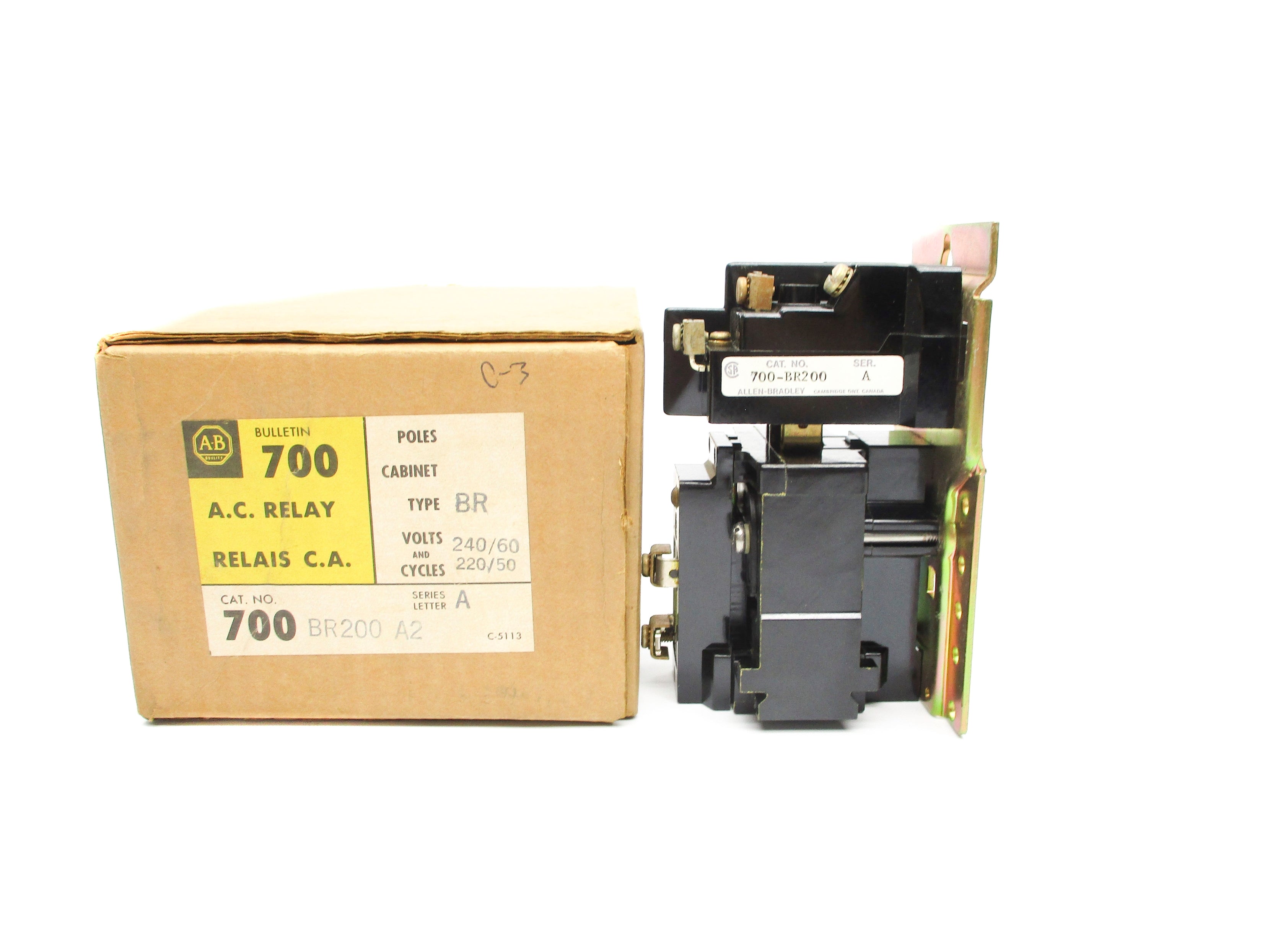 INDUSTRIAL SPARE PART 700-BR200A2 SER. A 220/240V (BR/YL) NSMP