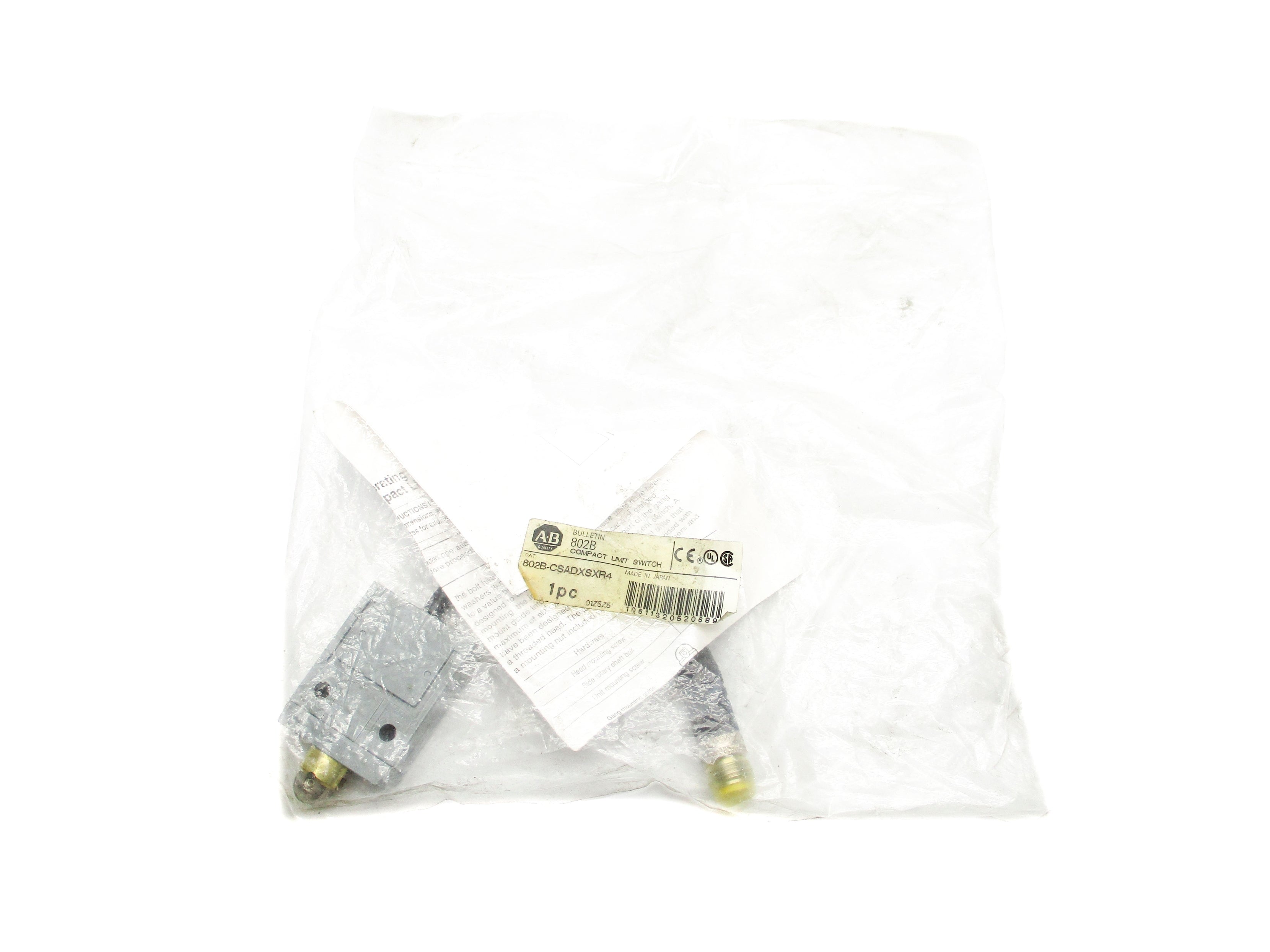 ALLEN BRADLEY 802B-CSADXSXR4 SER. A NSMP
