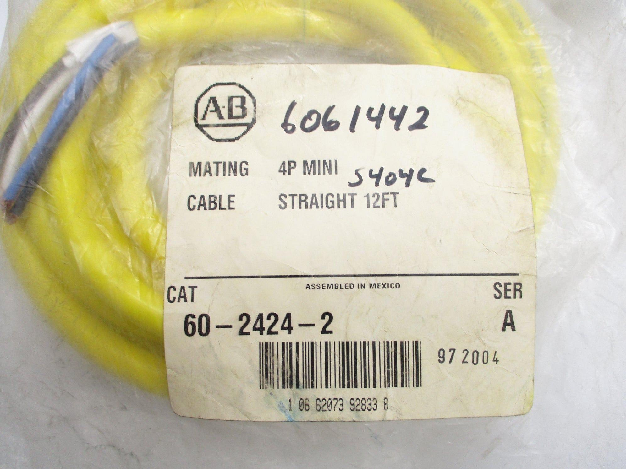 ALLEN BRADLEY 60-2424-2 SER. A NSMP