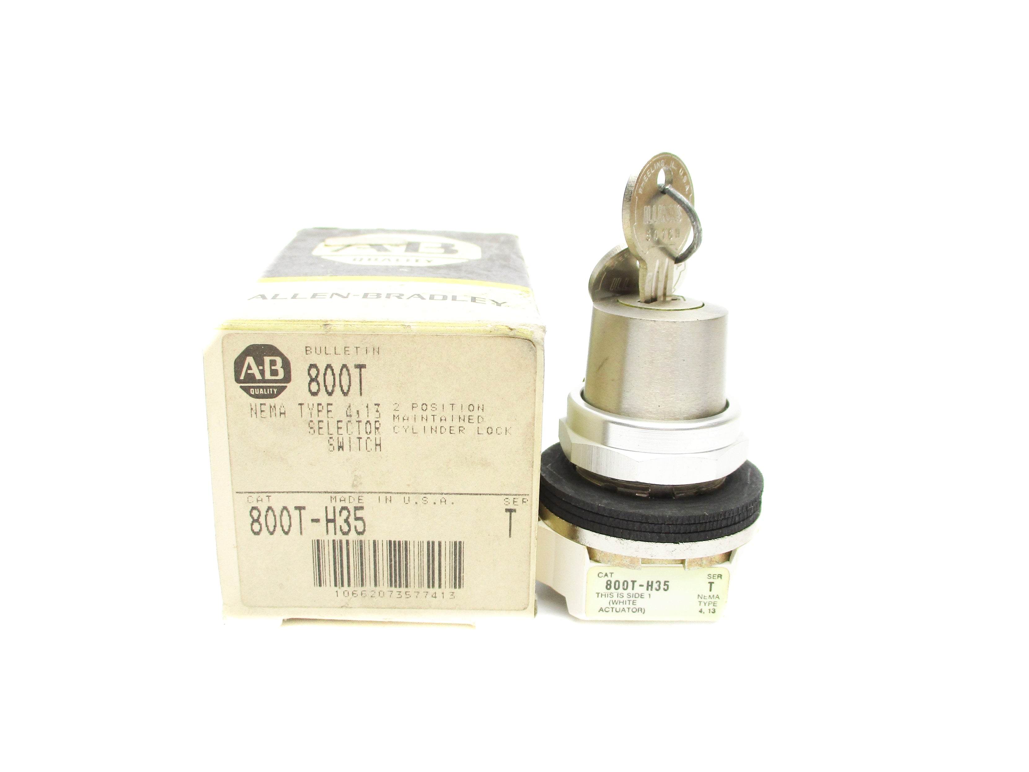 ALLEN BRADLEY 800T-H35 SER. T (BK/YL) NSMP