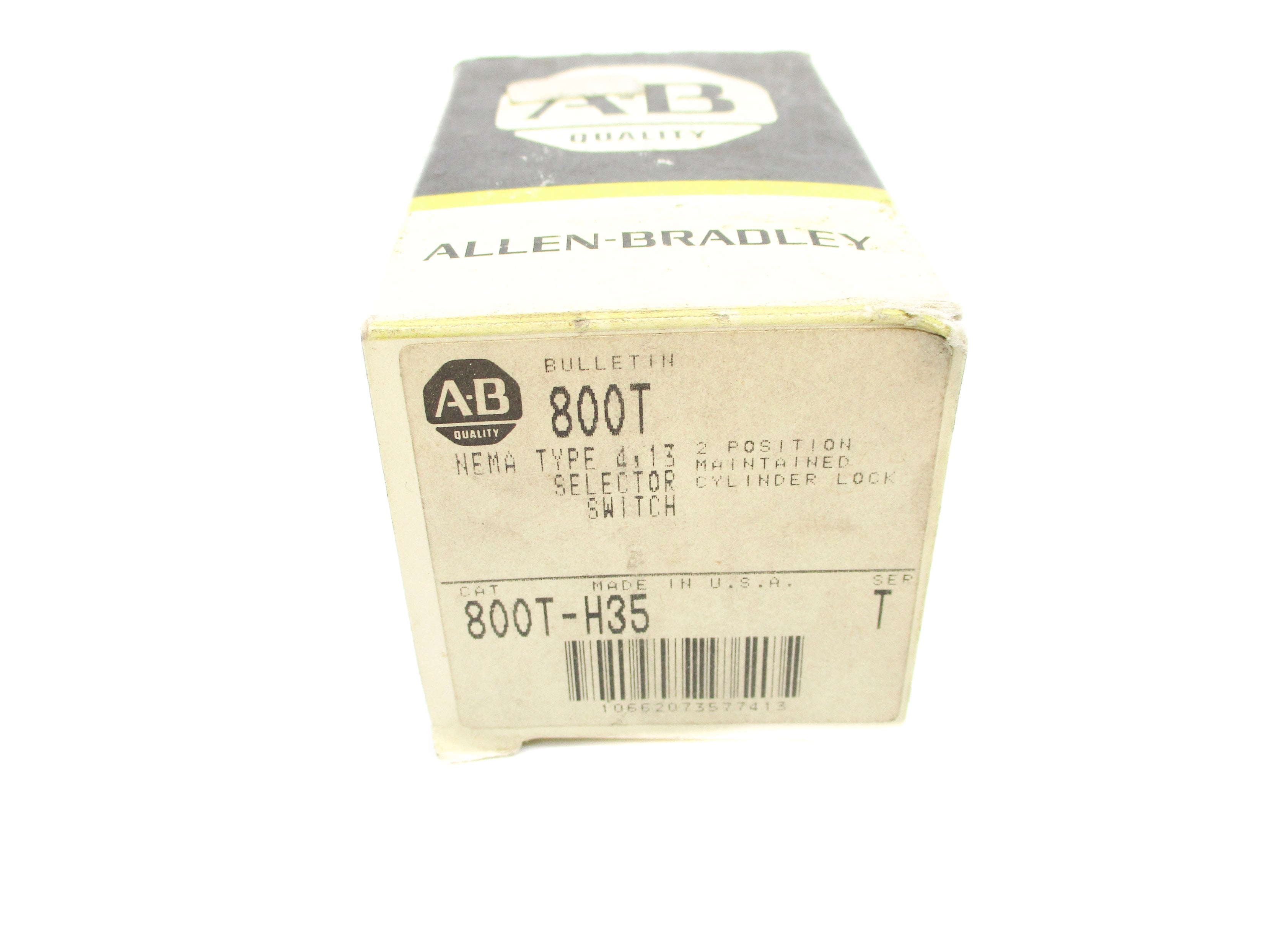 ALLEN BRADLEY 800T-H35 SER. T (BK/YL) NSMP