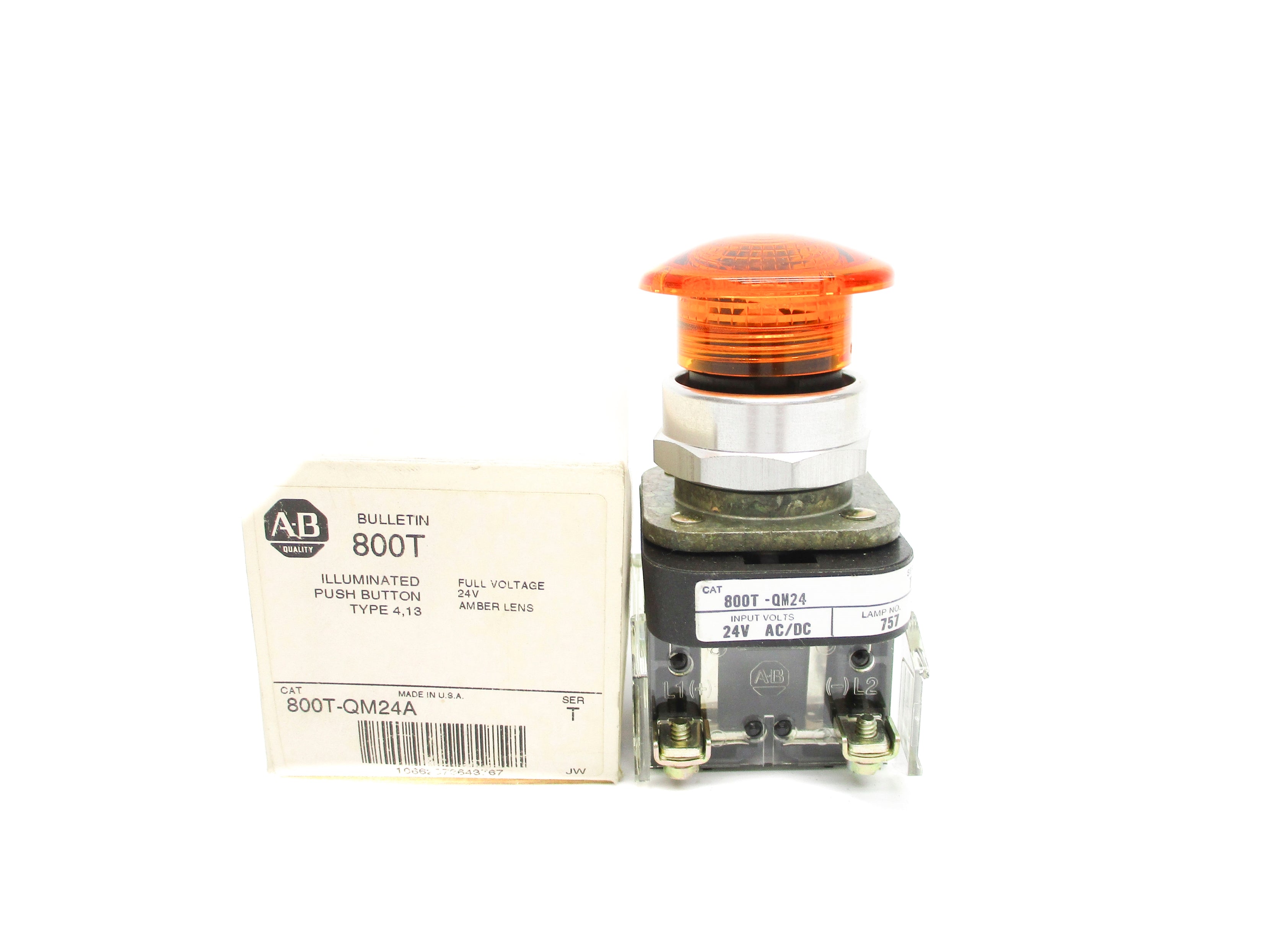 ALLEN BRADLEY 800T-QM24A SER. T (WH) NSMP
