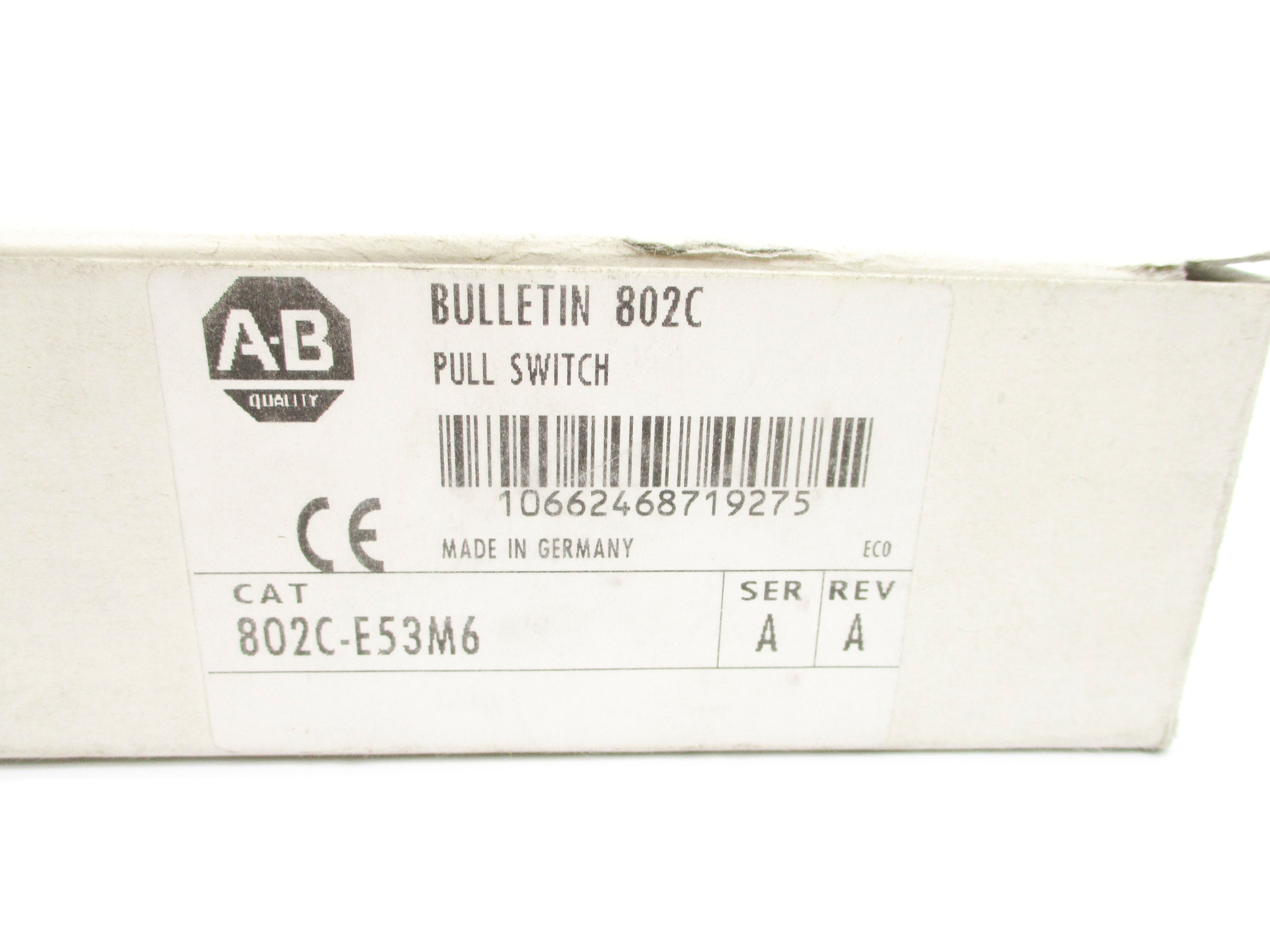 ALLEN BRADLEY 802C-E53M6 SER. A (WH) NSMP