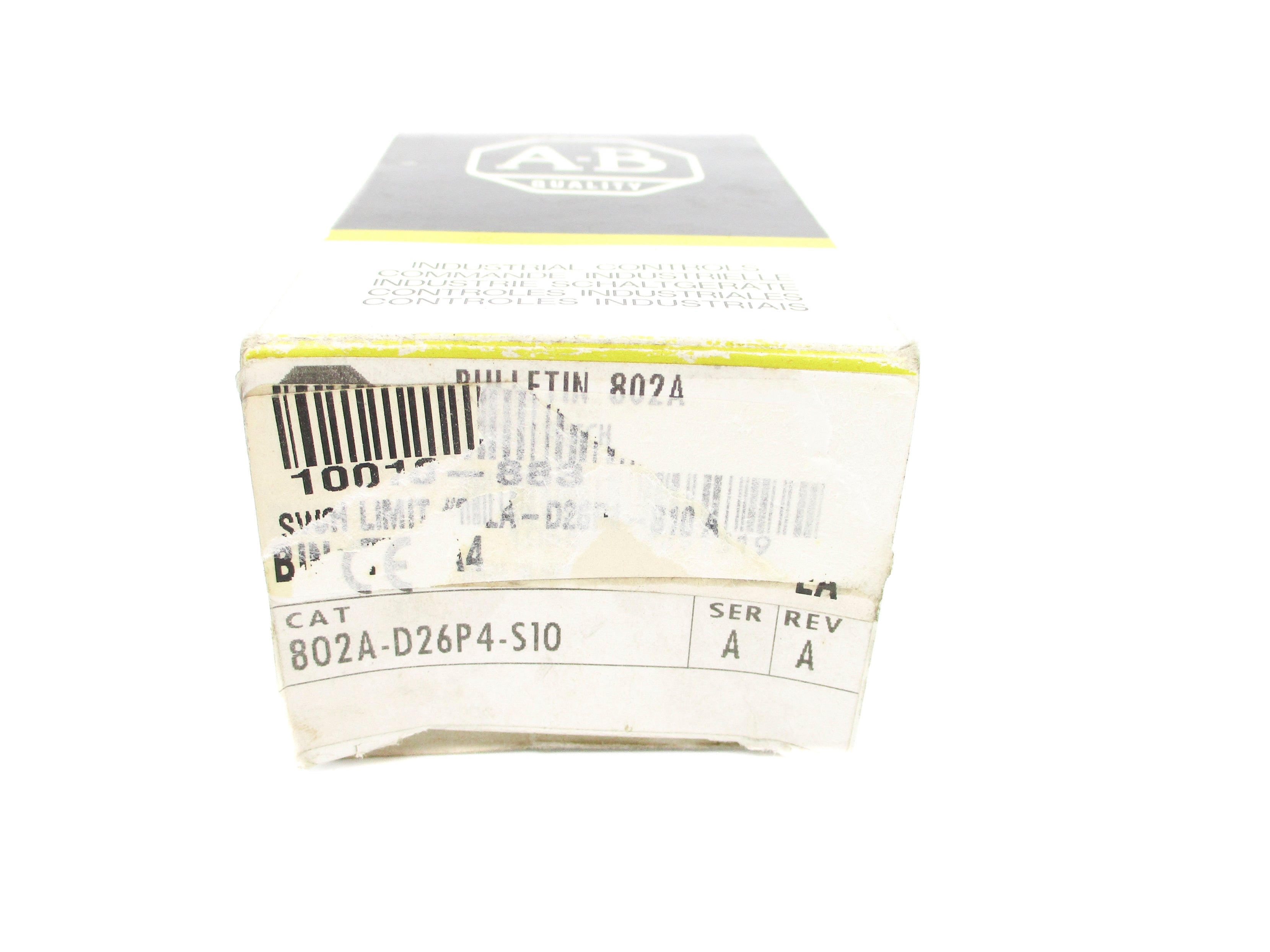 INDUSTRIAL SPARE PART 802A-D26P4-S10 SER. A (BK/YL) NSMP