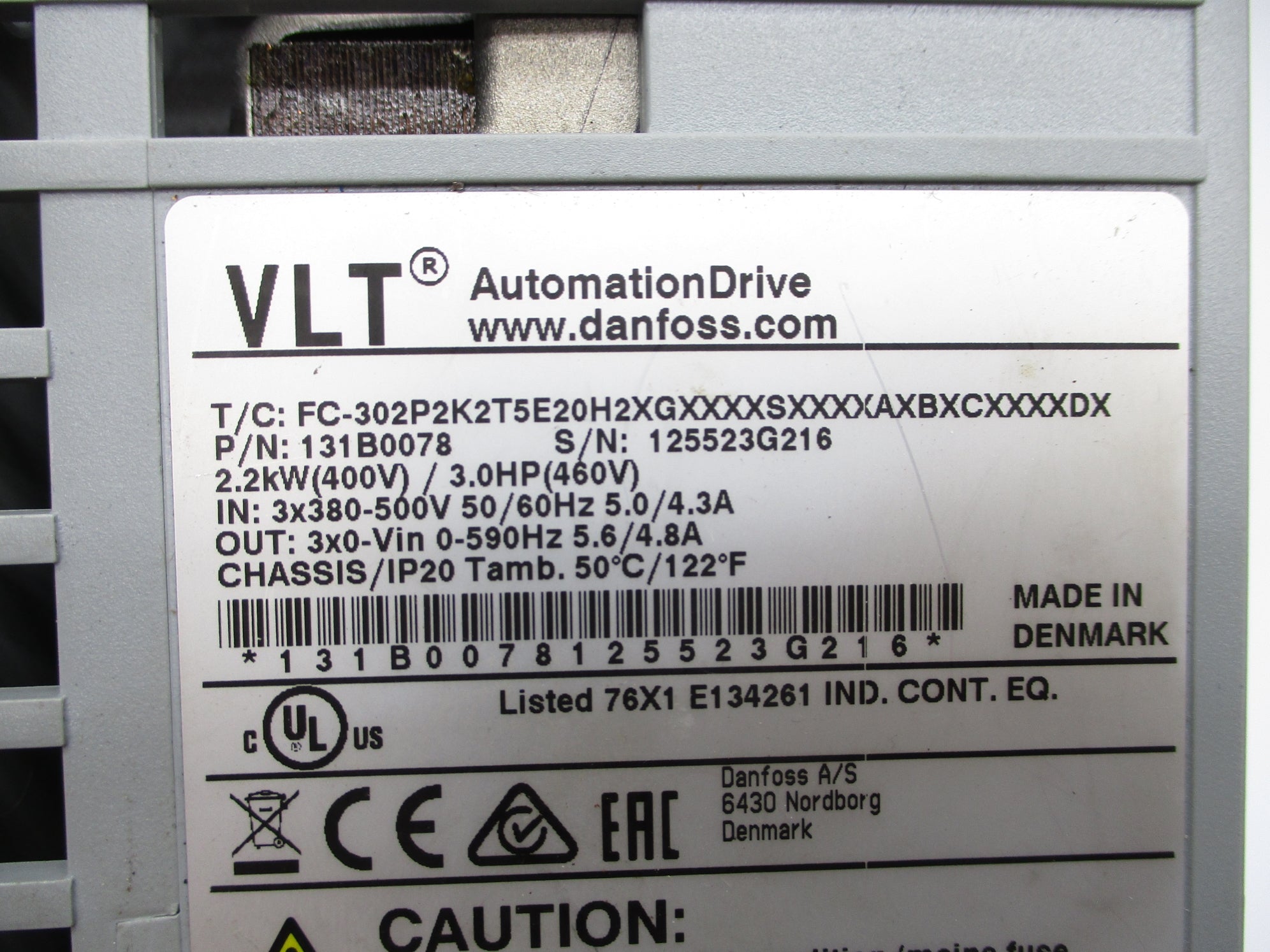 DANFOSS 131B0078 UNMP