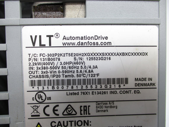DANFOSS 131B0078 UNMP