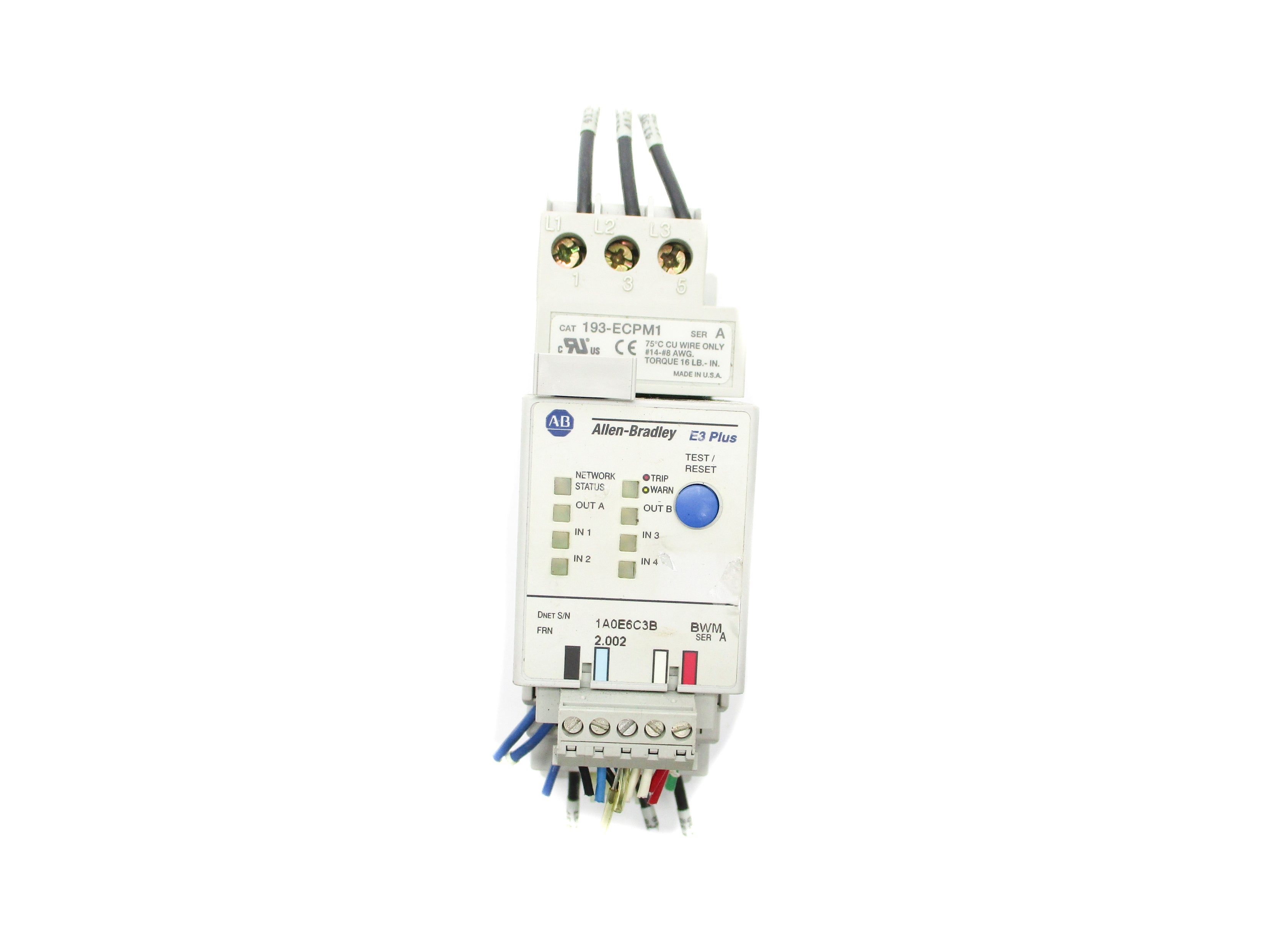 ALLEN BRADLEY 193-EC2AB SER. A 1-5A UNMP